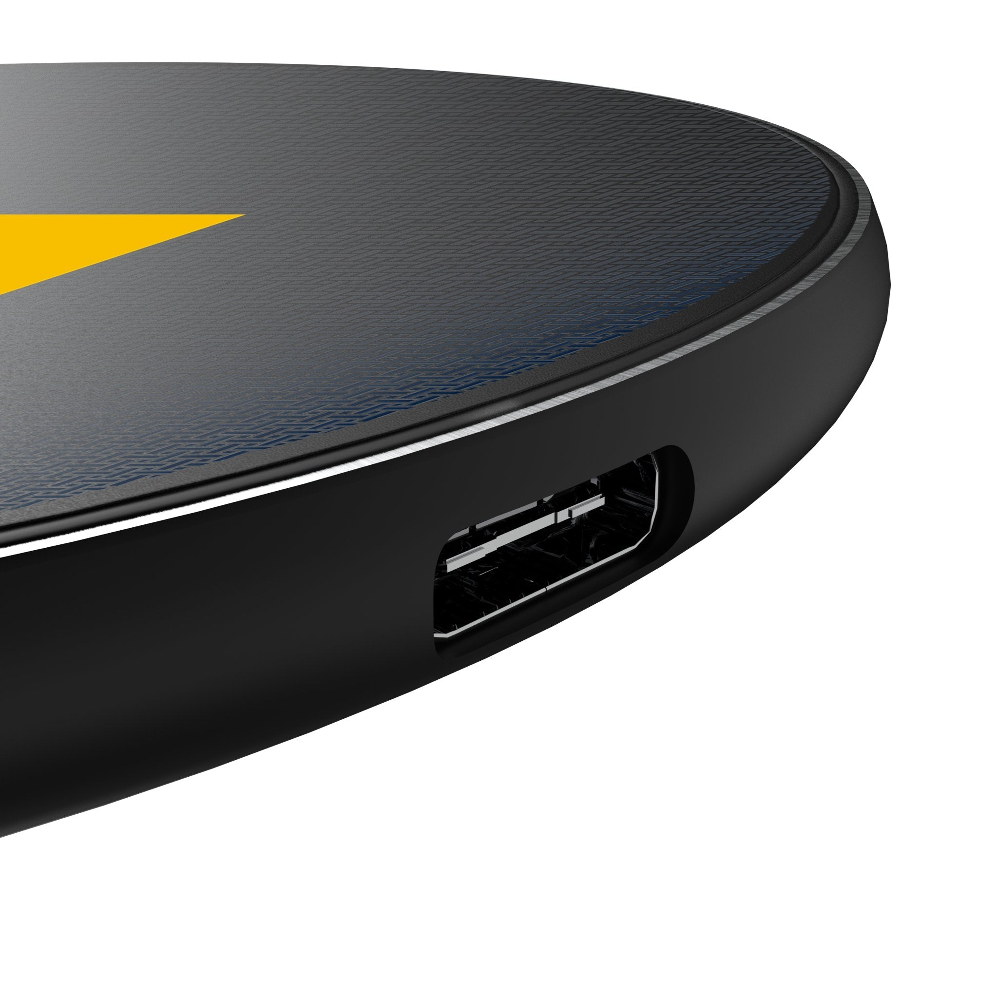 University of Michigan Wolverines Linen 15-Watt Wireless Charger 3