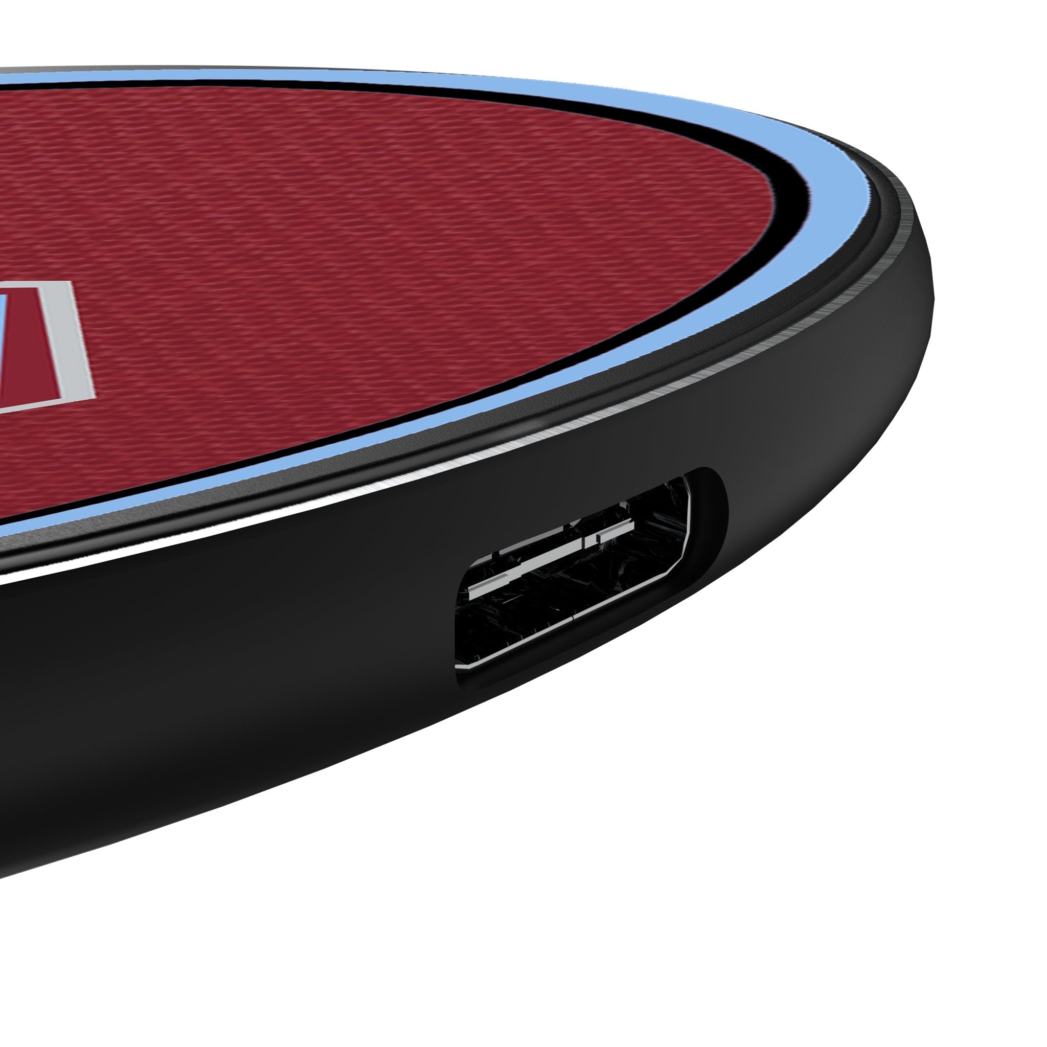 Colorado Rapids Personalized Endzone Solid 15-Watt Wireless Charger 3