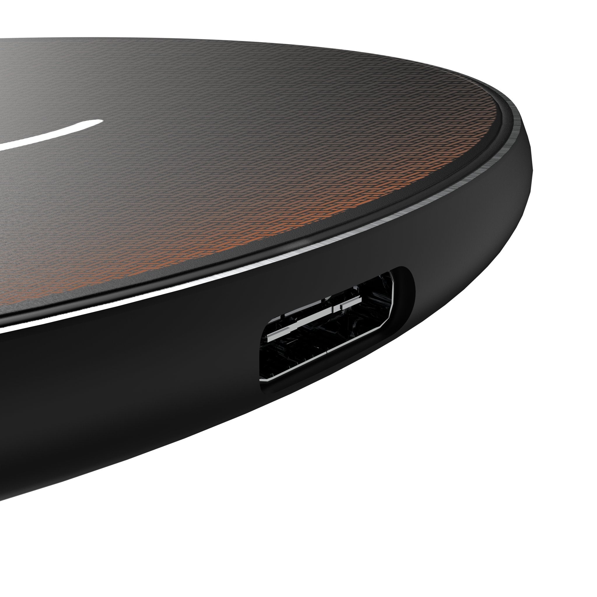 University of Texas Longhorns Linen 15-Watt Wireless Charger 3