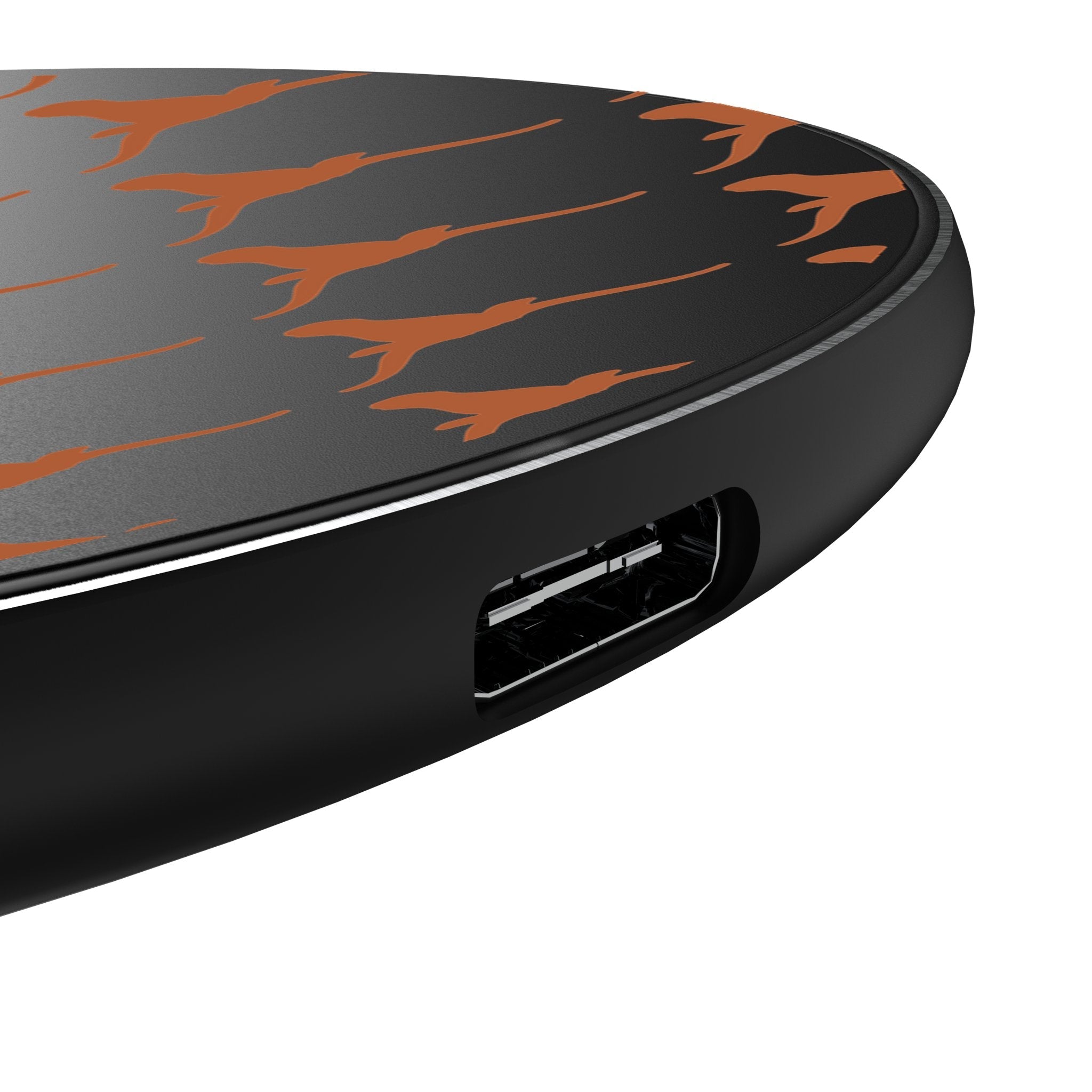 University of Texas Longhorns Fashion Pattern 15-Watt Wireless Charger 3