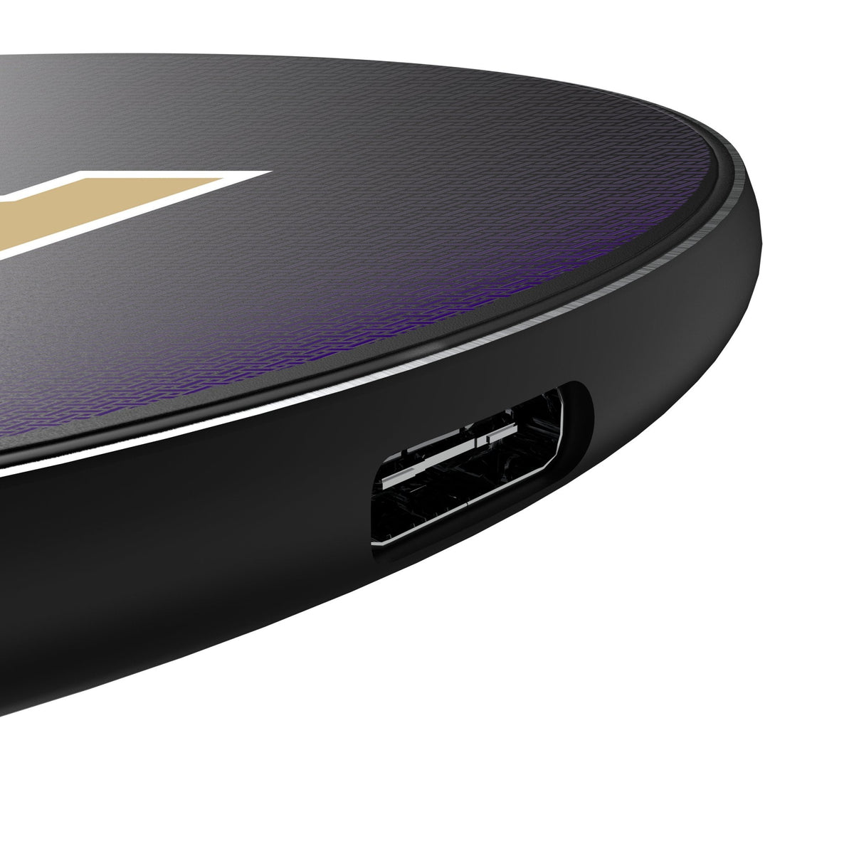 University of Washington Huskies Linen 15-Watt Wireless Charger 3
