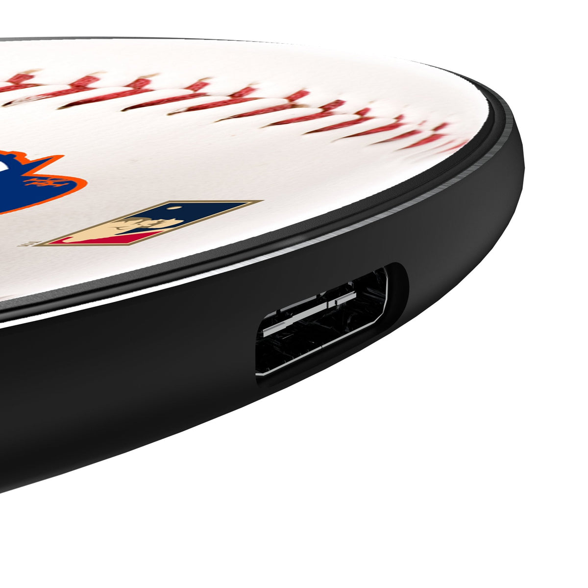 New York Mets 2014 - Cooperstown Collection Baseball 15-Watt Wireless Charger 3