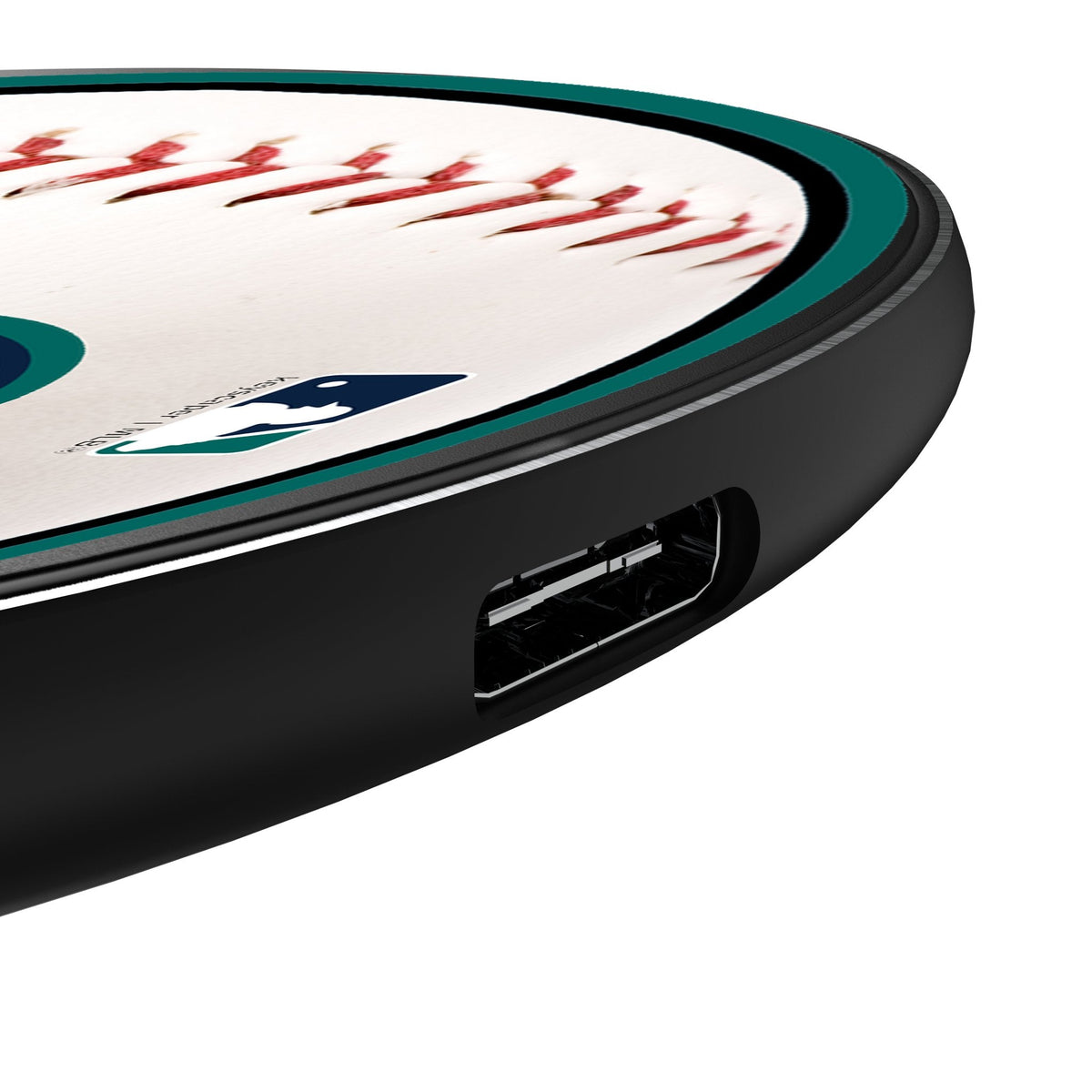 Seattle Mariners Baseball 15-Watt Wireless Charger 3
