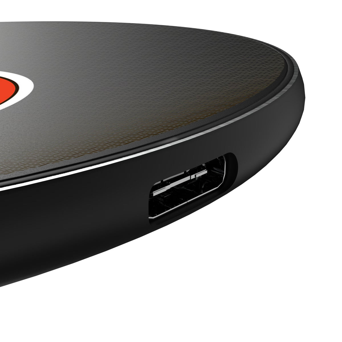 Cleveland Browns Linen 15-Watt Wireless Charger 3