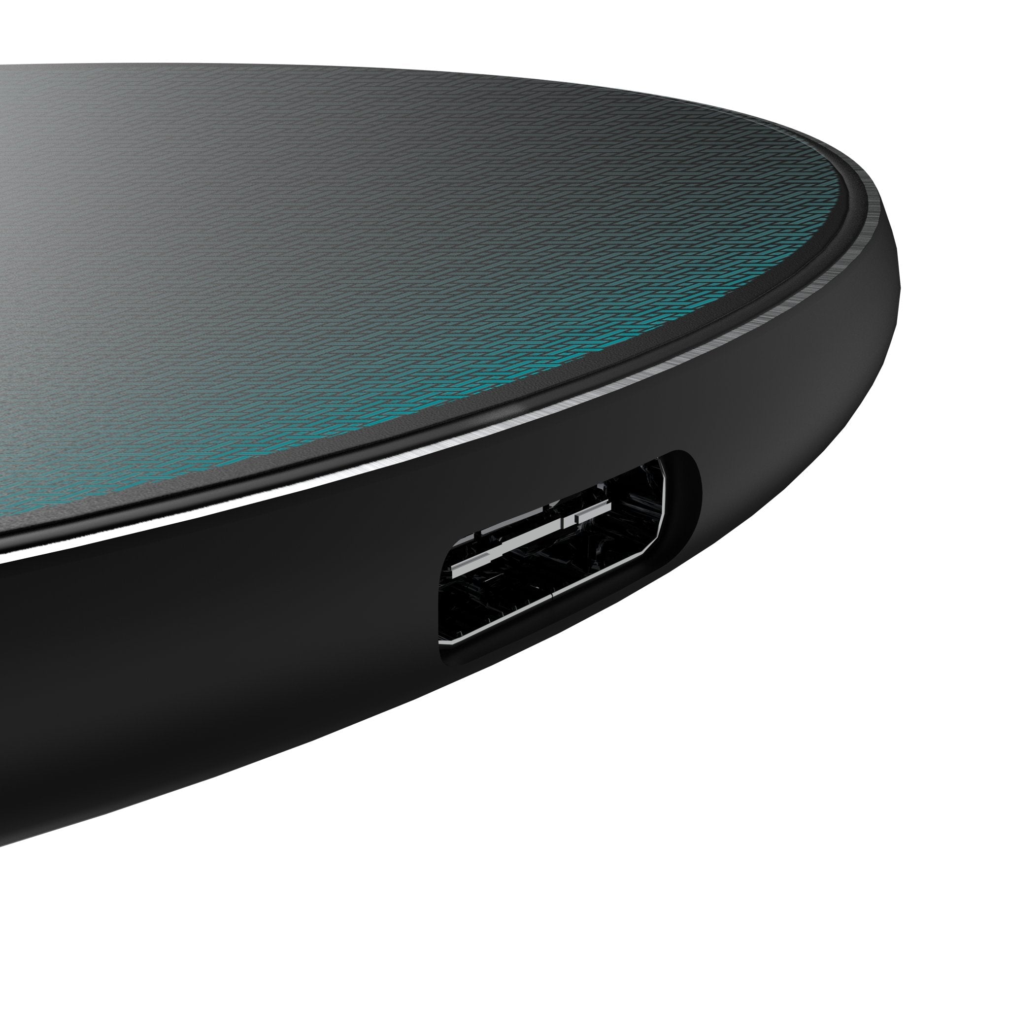 Miami Dolphins Linen 15-Watt Wireless Charger 3
