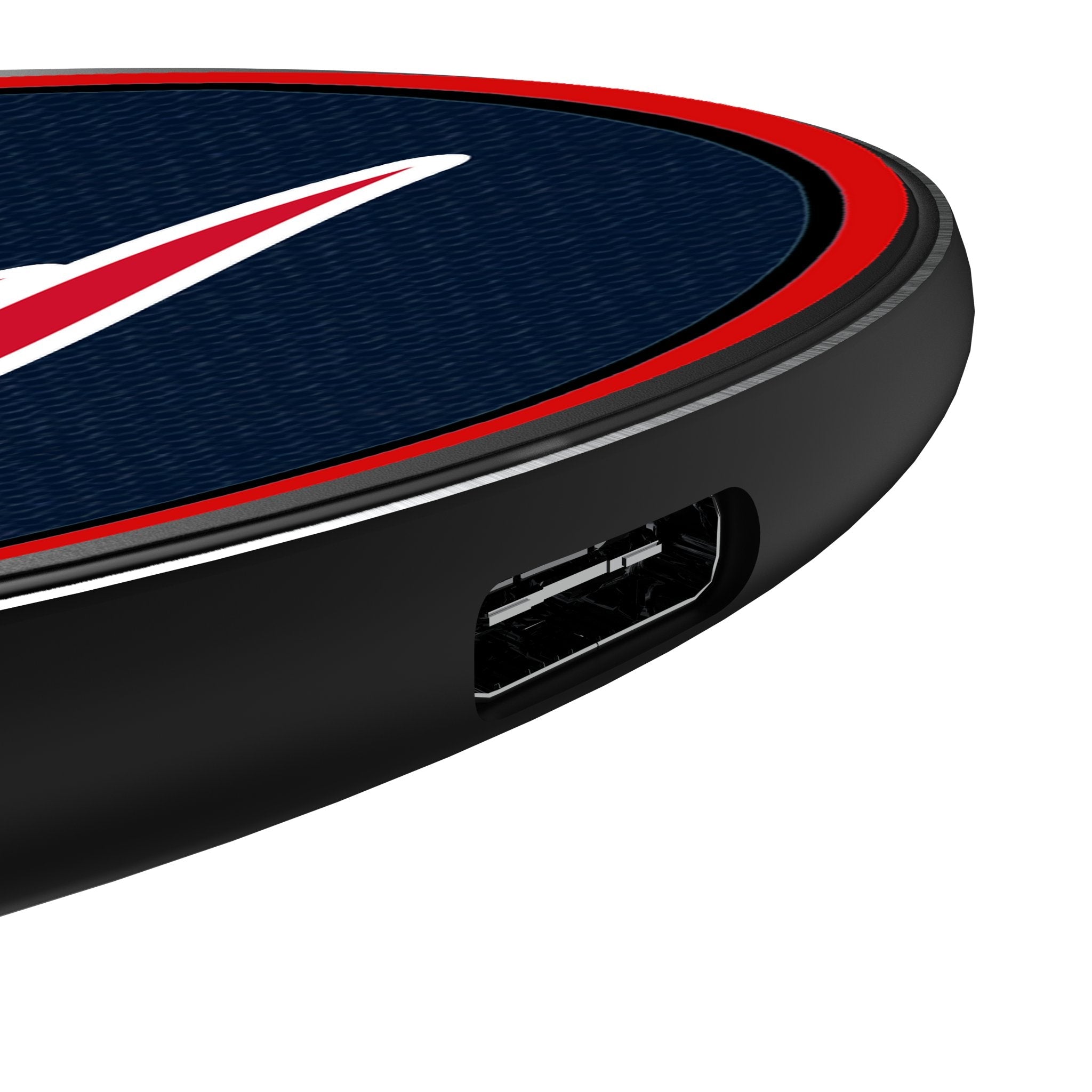 New England Patriots Stripe 15-Watt Wireless Charger 3