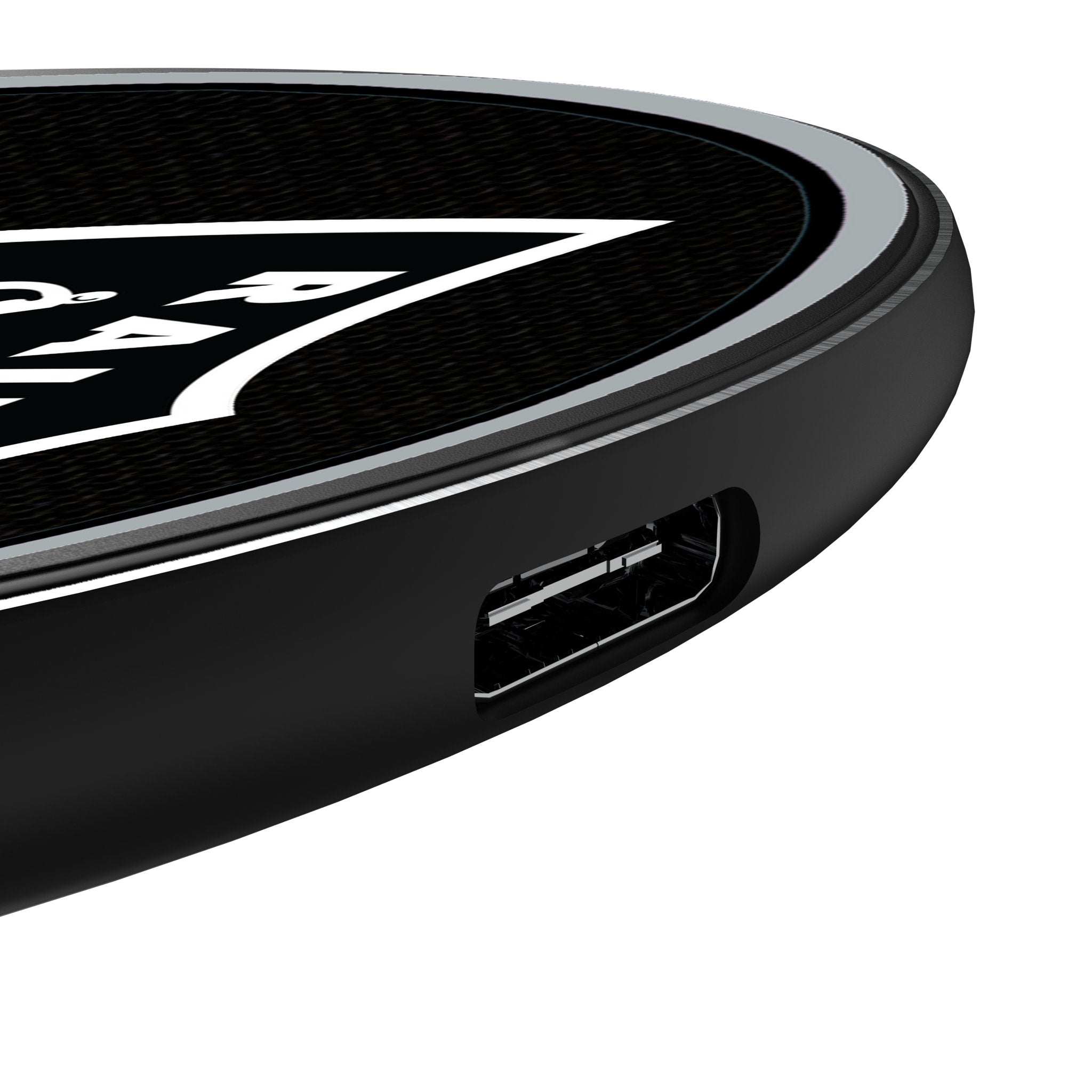 Las Vegas Raiders Stripe 15-Watt Wireless Charger 3