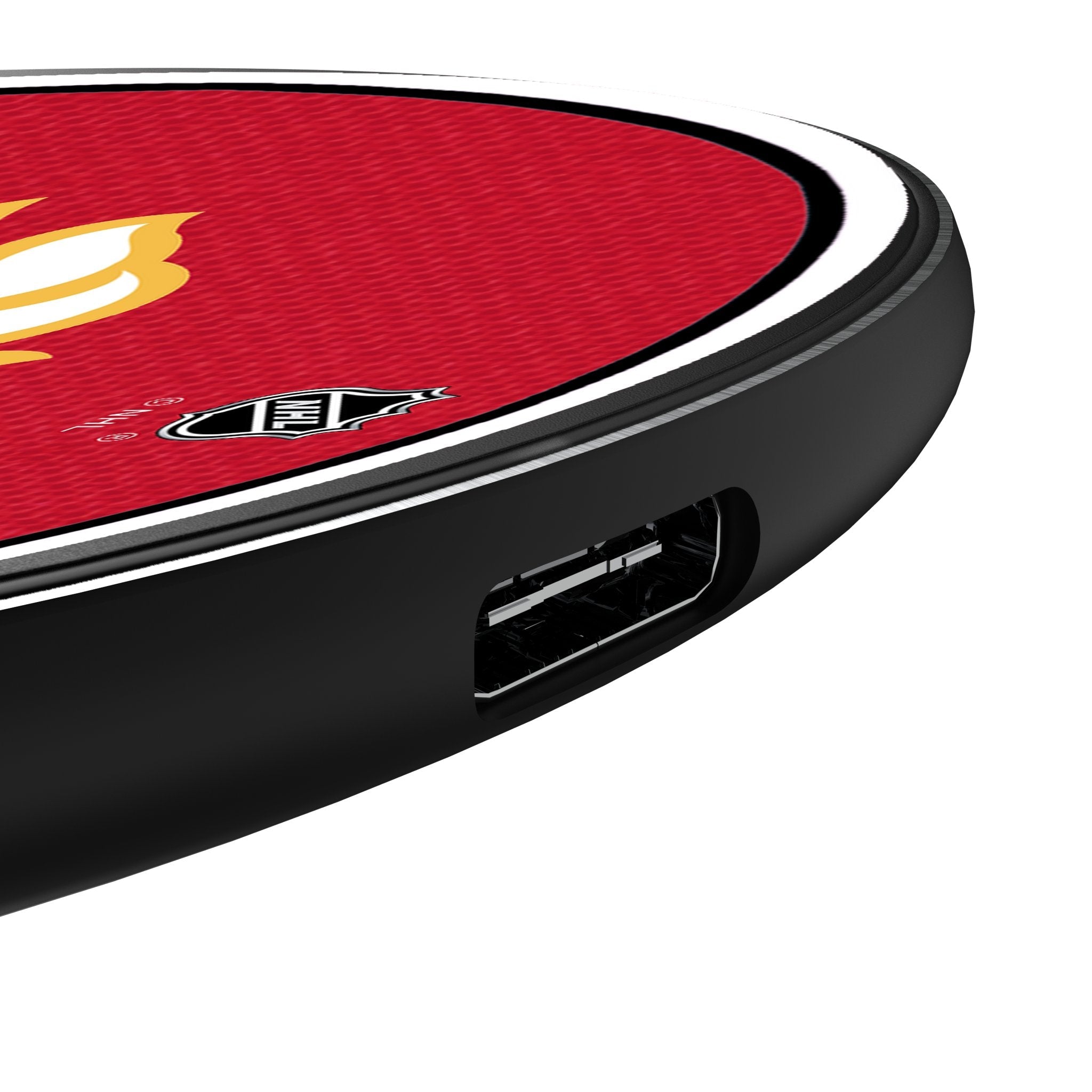 Calgary Flames Stripe 15-Watt Wireless Charger 3