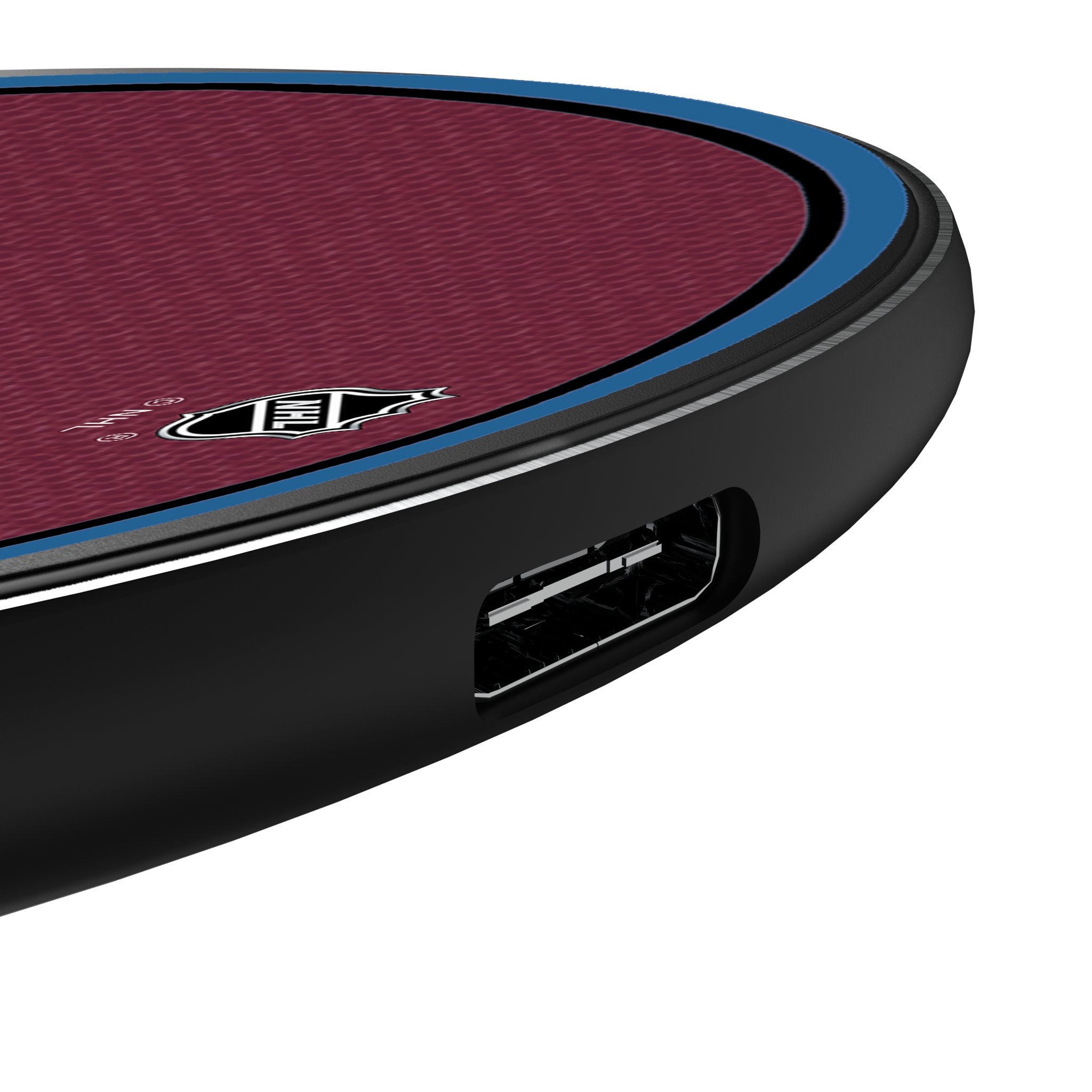 Colorado Avalanche Stripe 15-Watt Wireless Charger 3