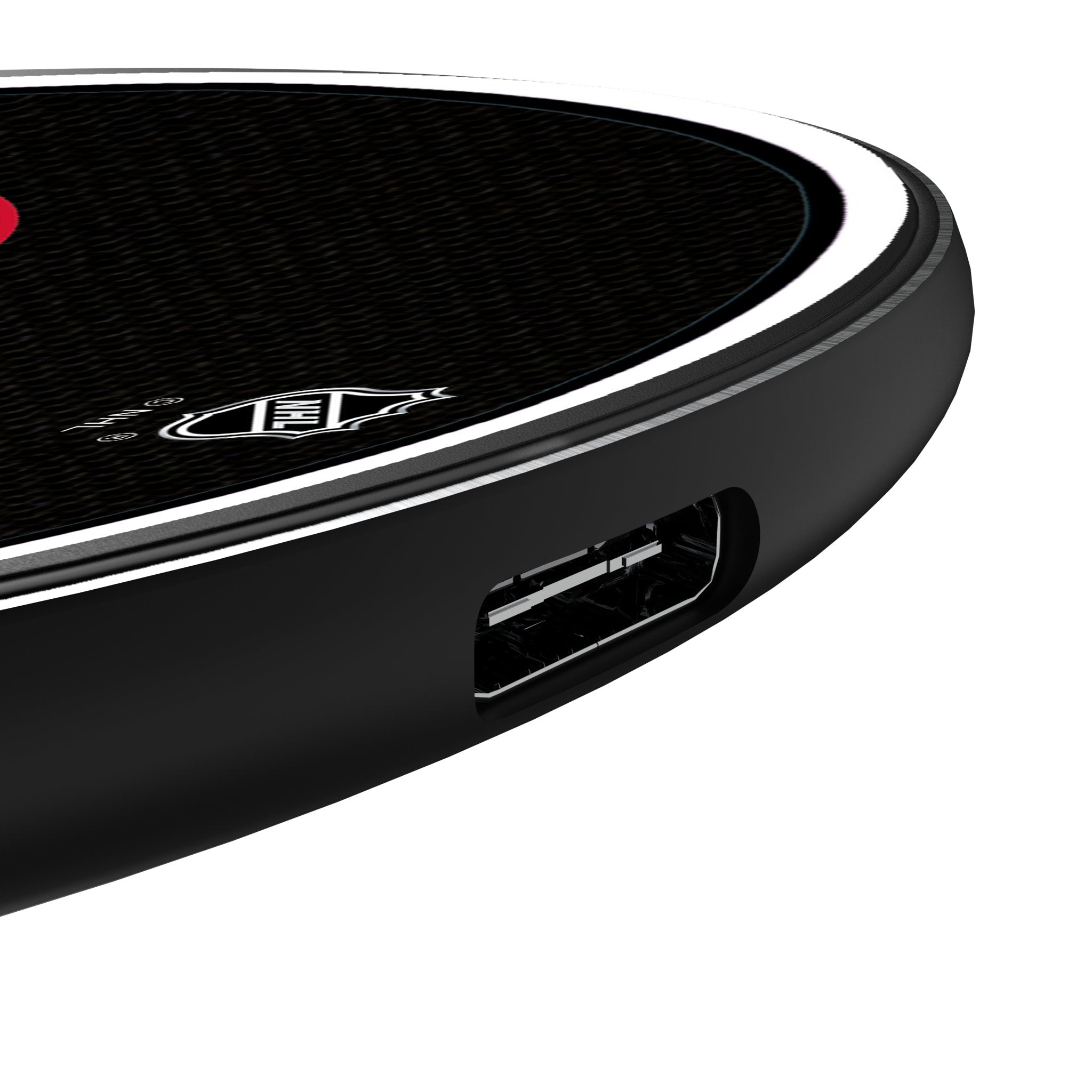 Detroit Red Wings Stripe 15-Watt Wireless Charger 3