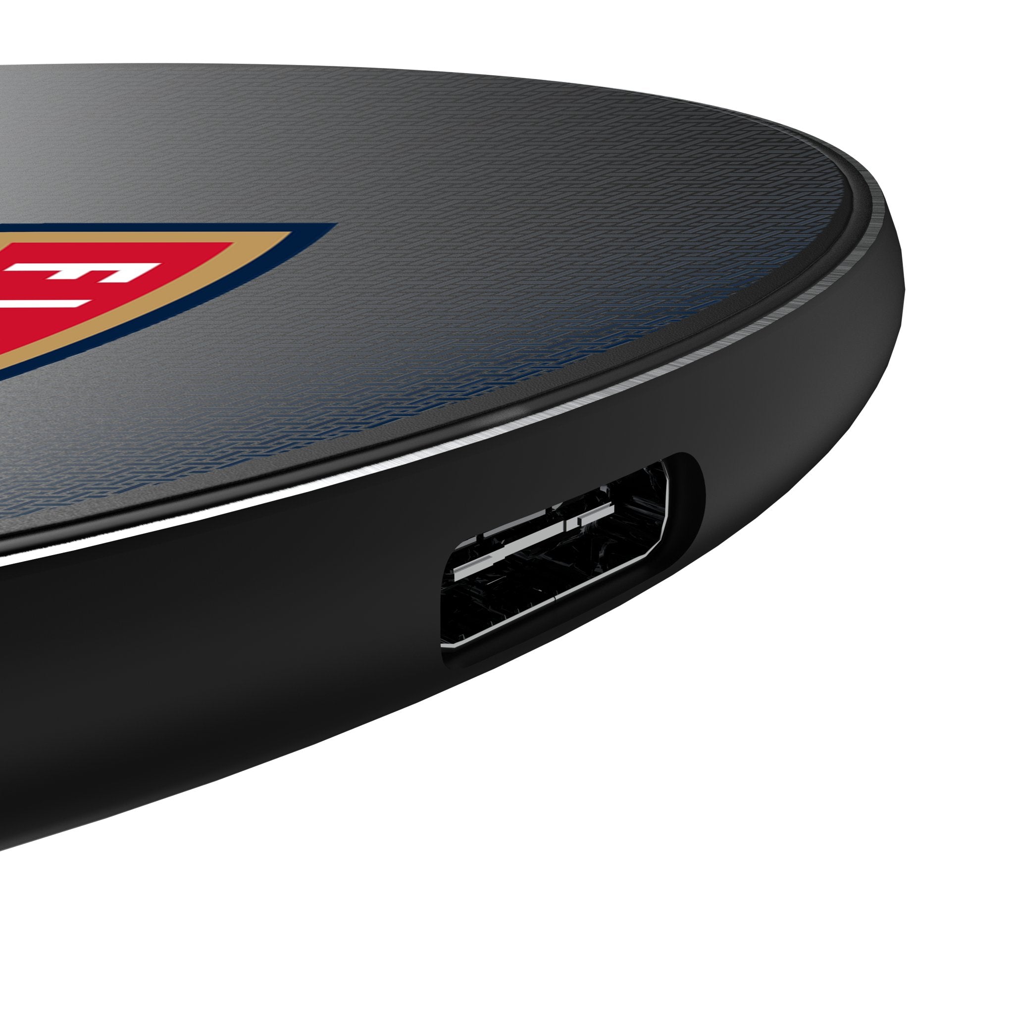 Florida Panthers Linen 15-Watt Wireless Charger 3