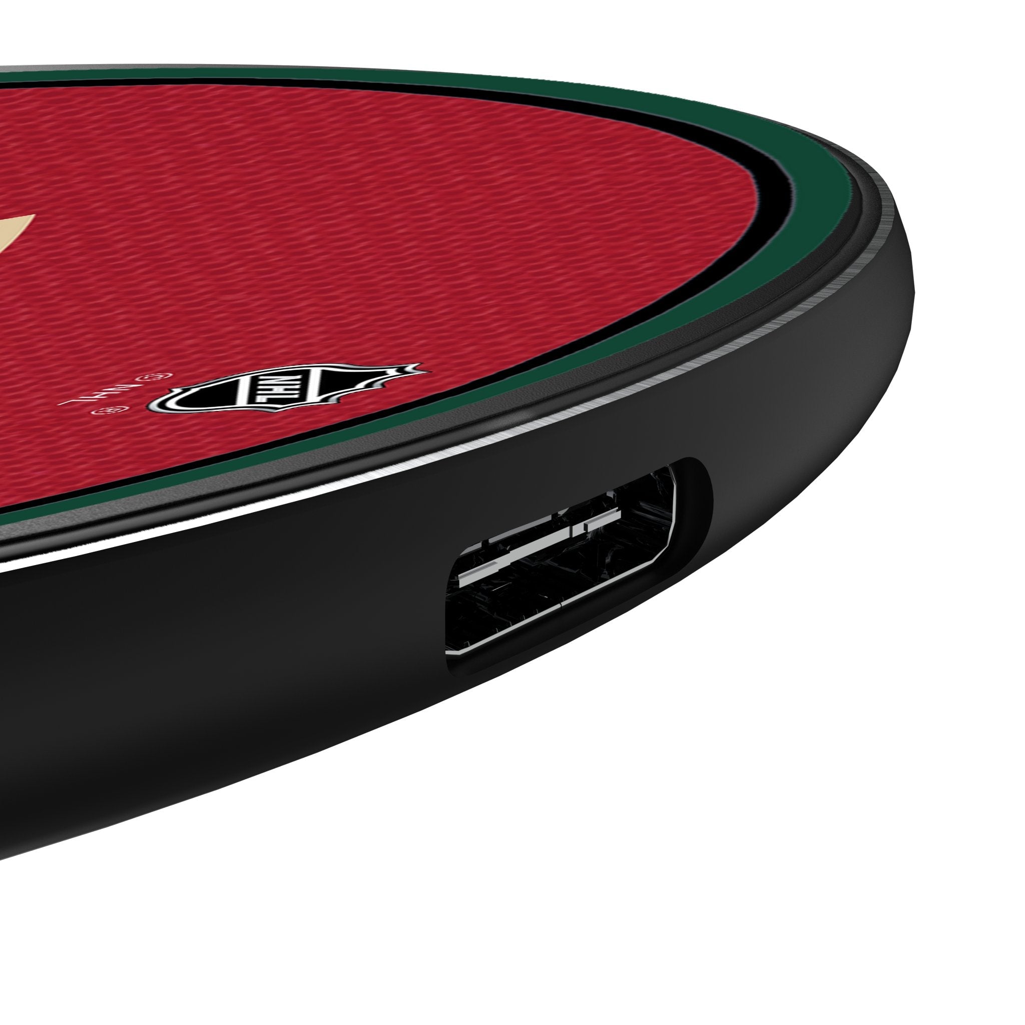 Minnesota Wild Stripe 15-Watt Wireless Charger 3