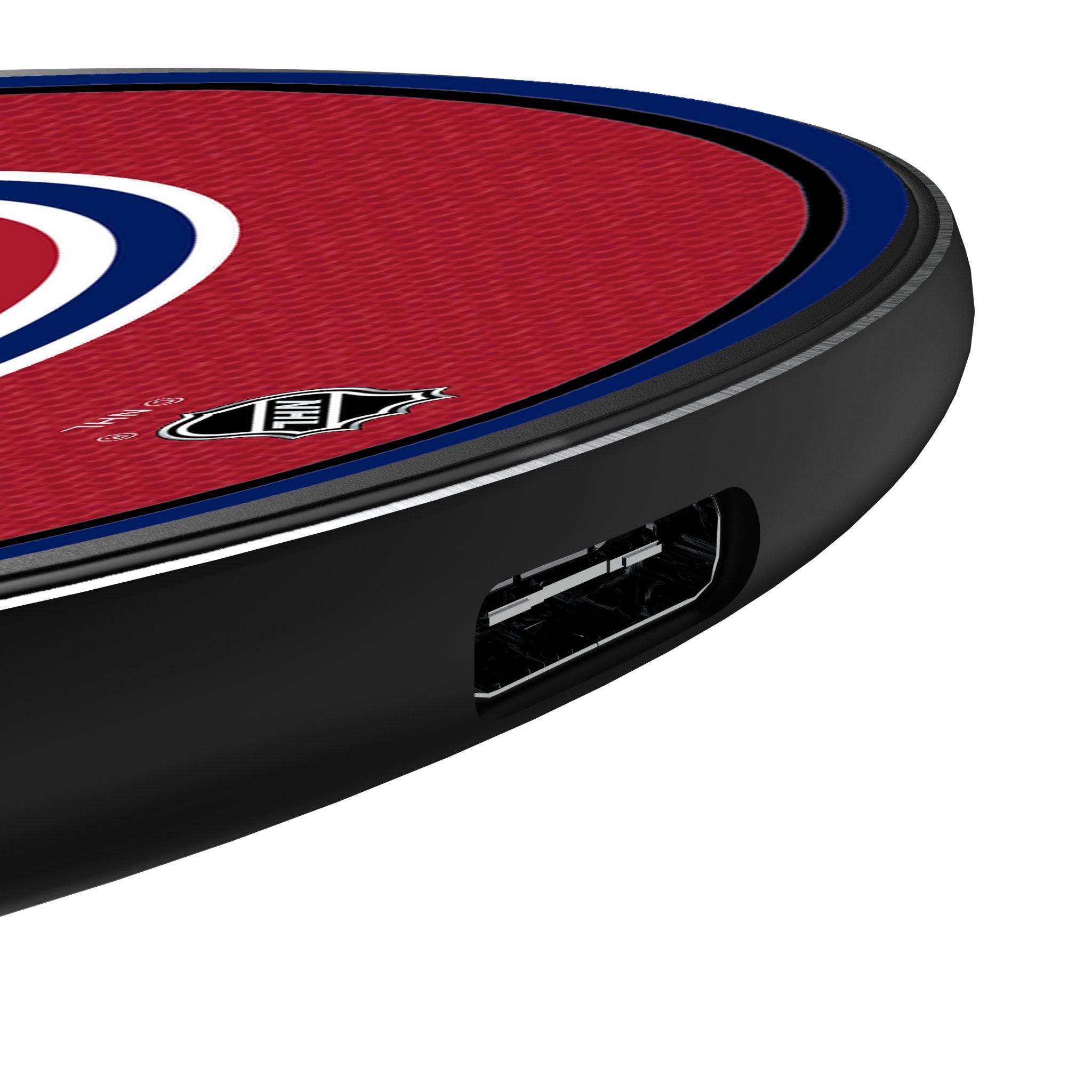 Montreal Canadiens Stripe 15-Watt Wireless Charger 3