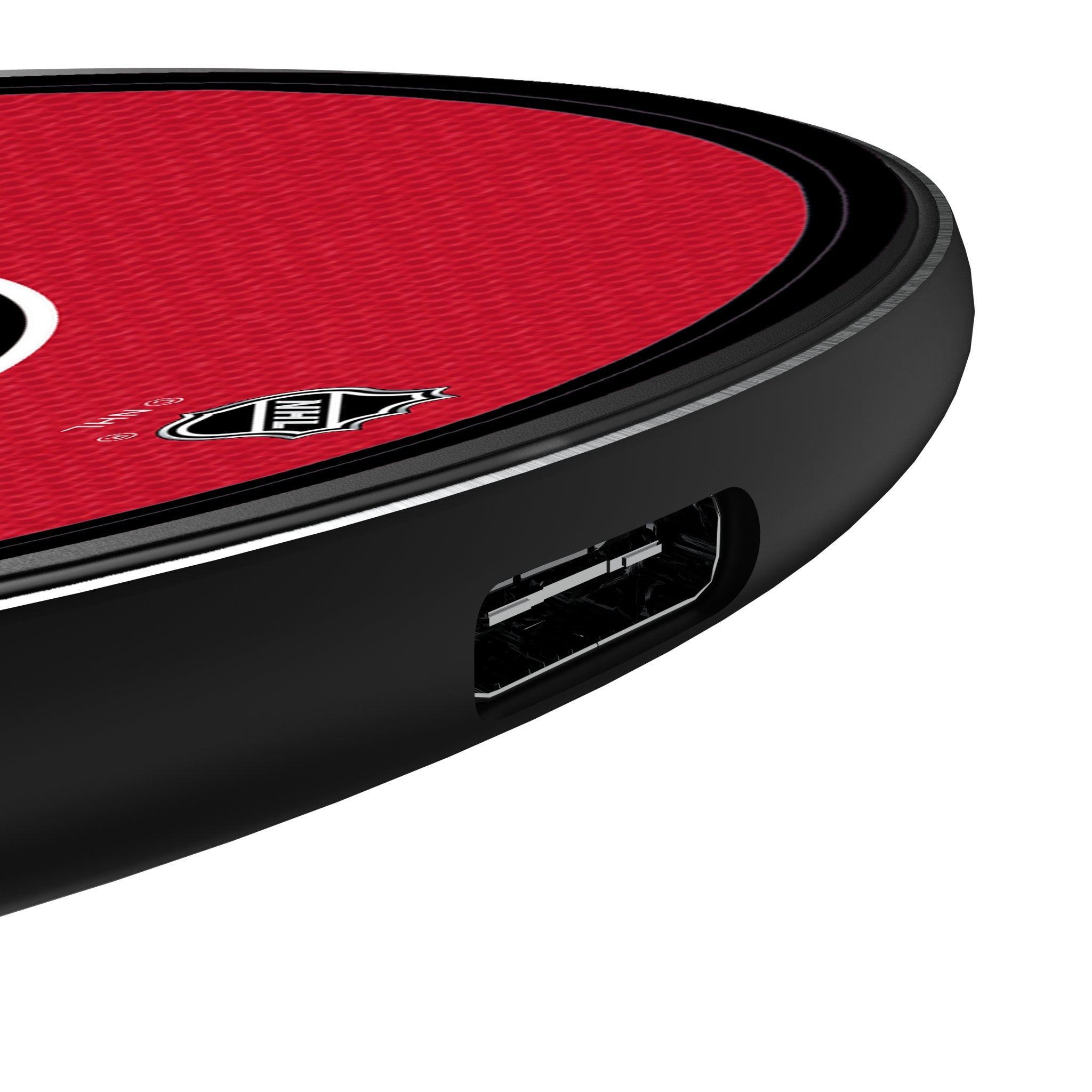 New Jersey Devils Stripe 15-Watt Wireless Charger 3