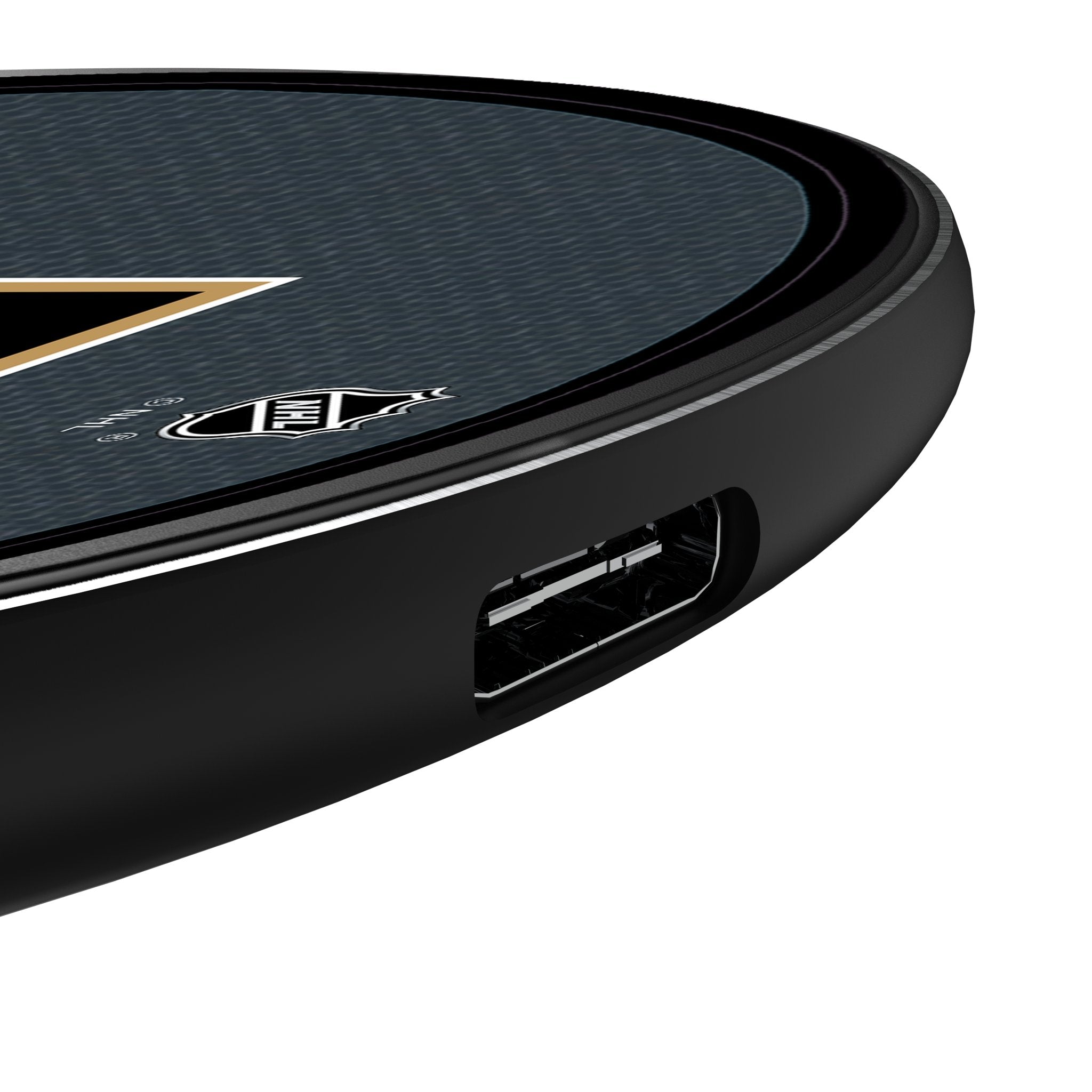 Vegas Golden Knights Stripe 15-Watt Wireless Charger 3