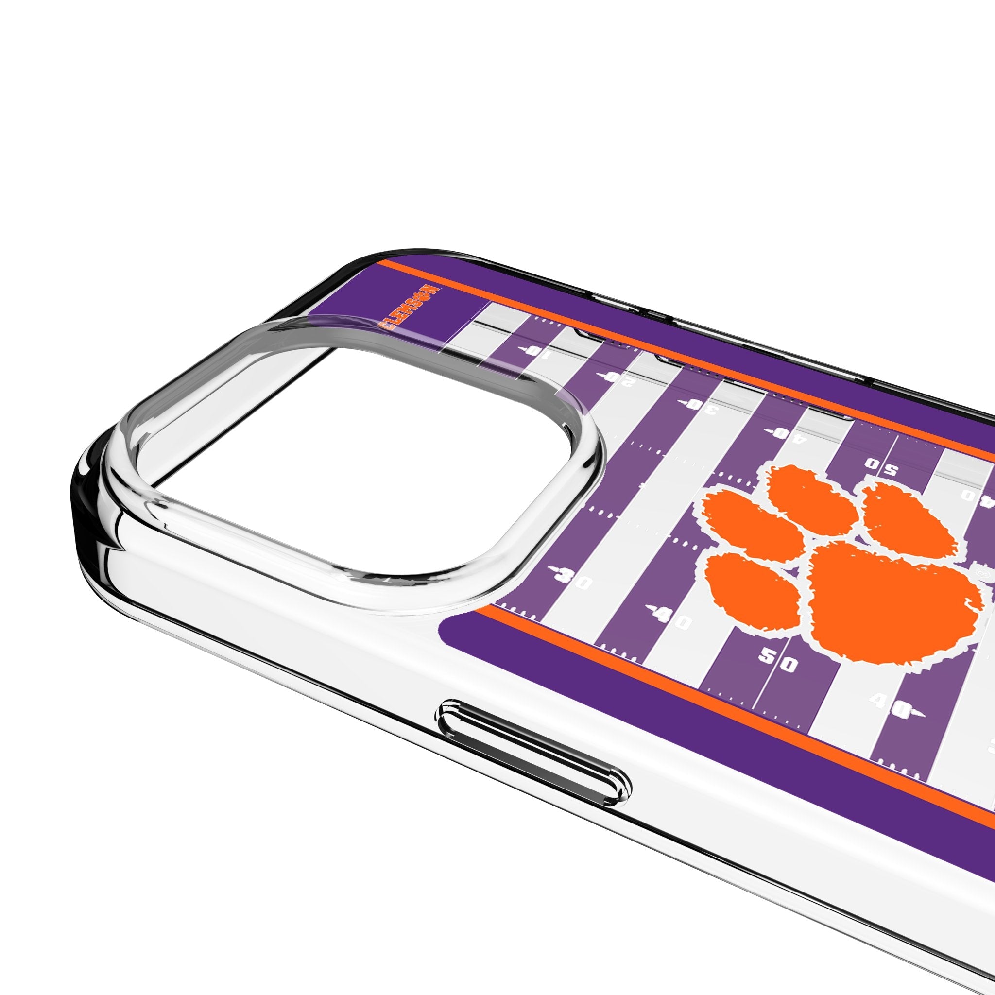 Clemson University Tigers Field Clear Phone Case for Apple iPhone 3