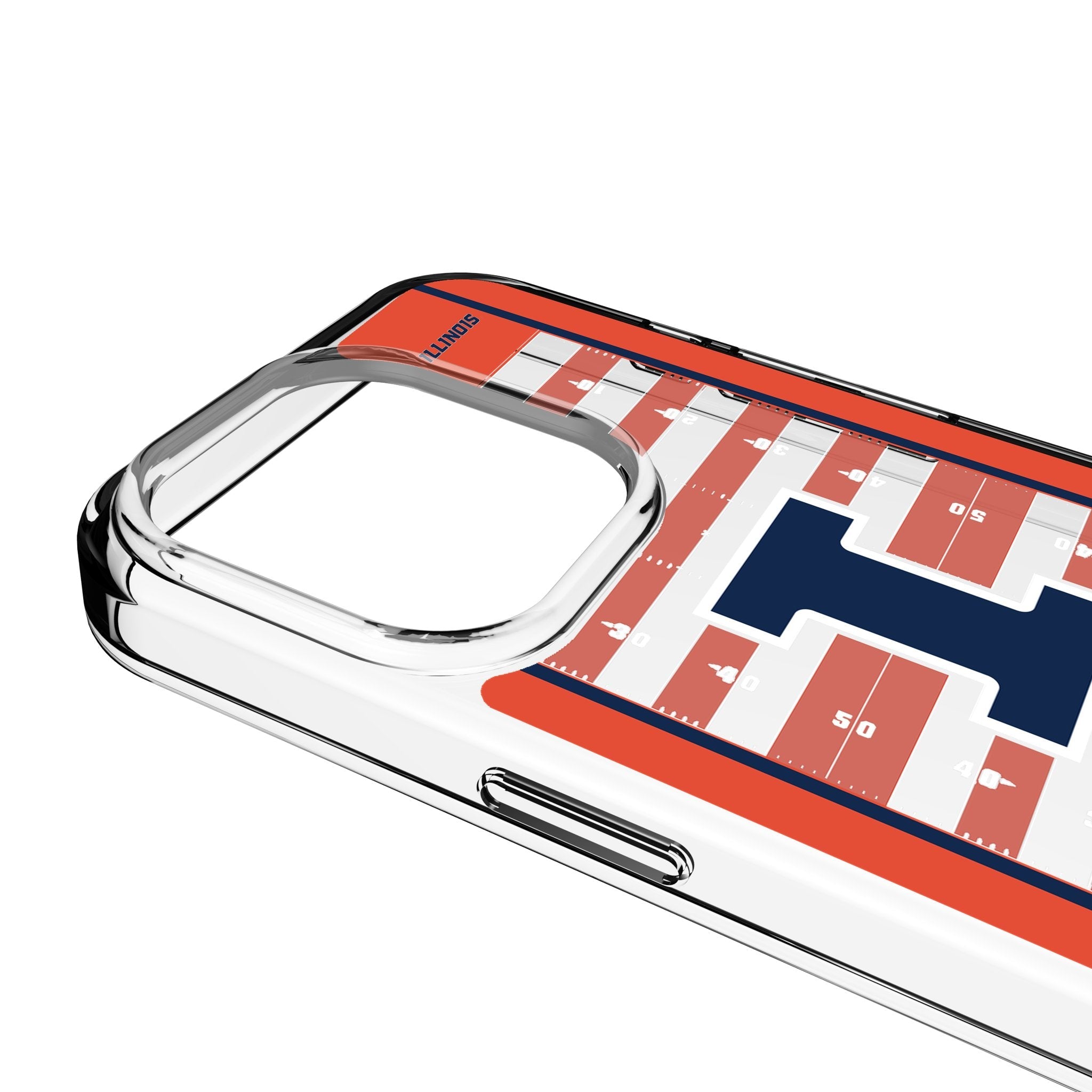 University of Illinois Fighting Illini Field Clear Phone Case for Apple iPhone 3