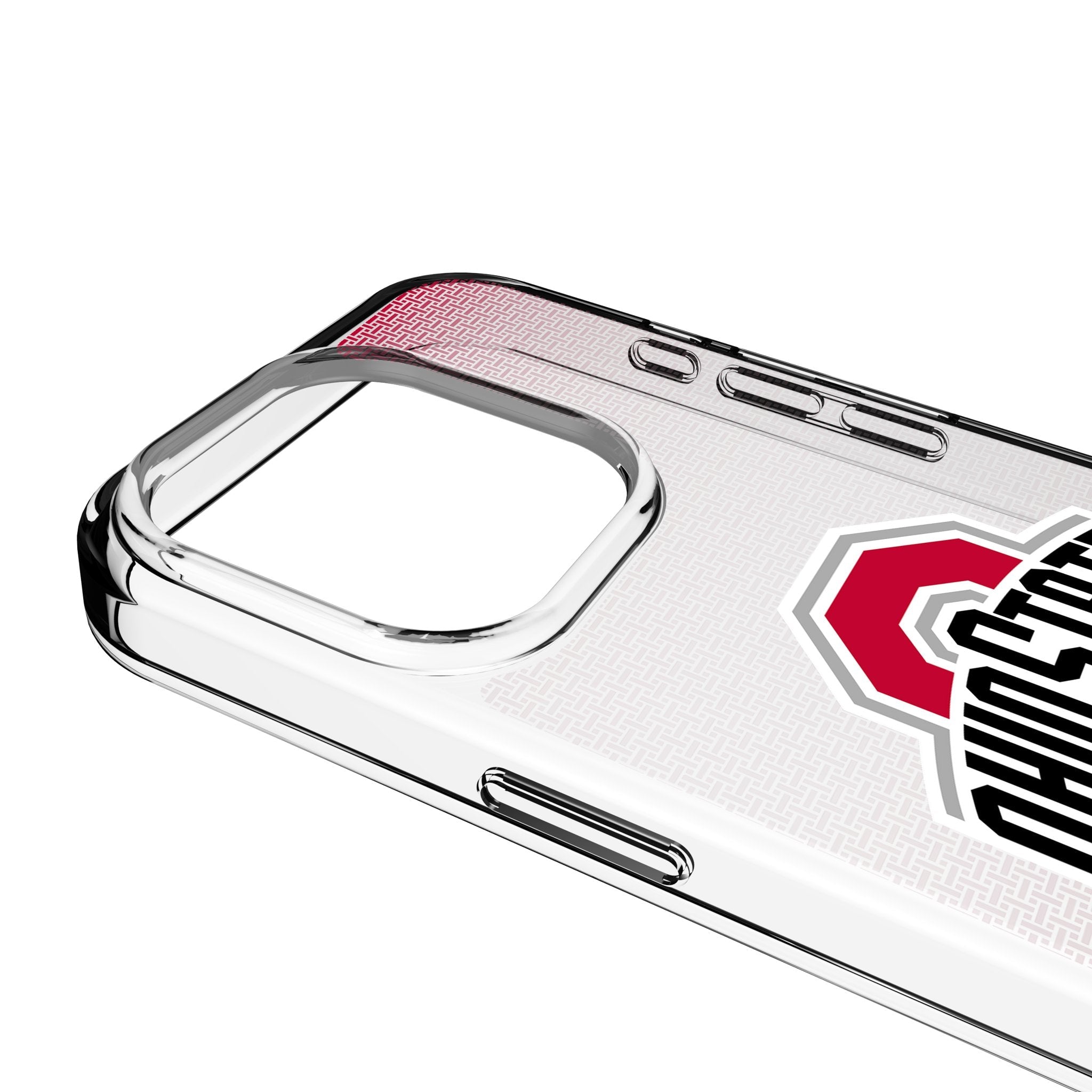 Ohio State University Buckeyes Linen Clear Phone Case for Apple iPhone 3