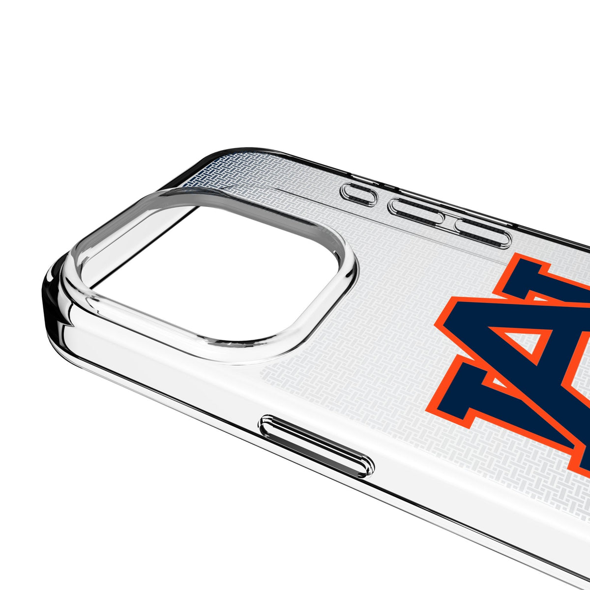 University of Auburn Tigers Linen Clear Phone Case for Apple iPhone 3
