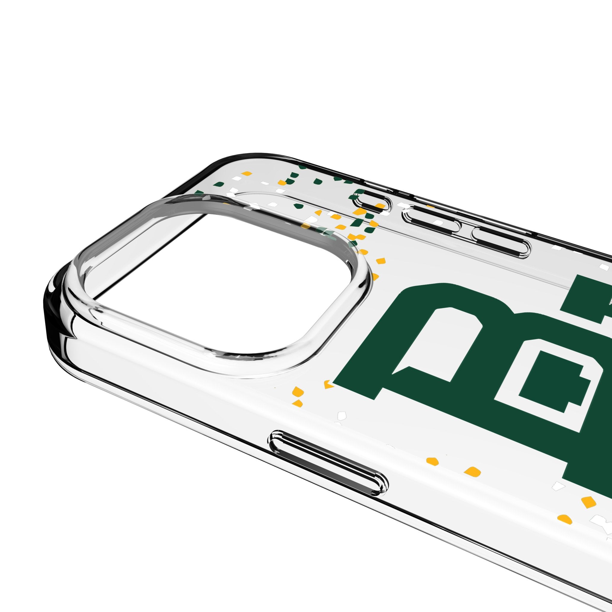 Baylor University Bears Confetti Clear Phone Case for Apple iPhone 3