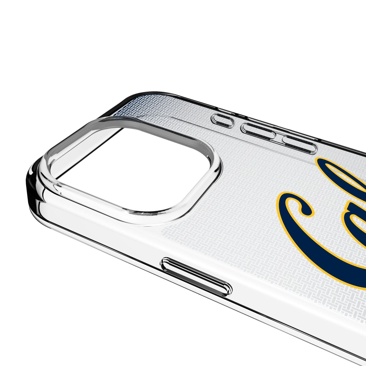 University of California Berkeley Golden Bears Linen Clear Phone Case for Apple iPhone 3