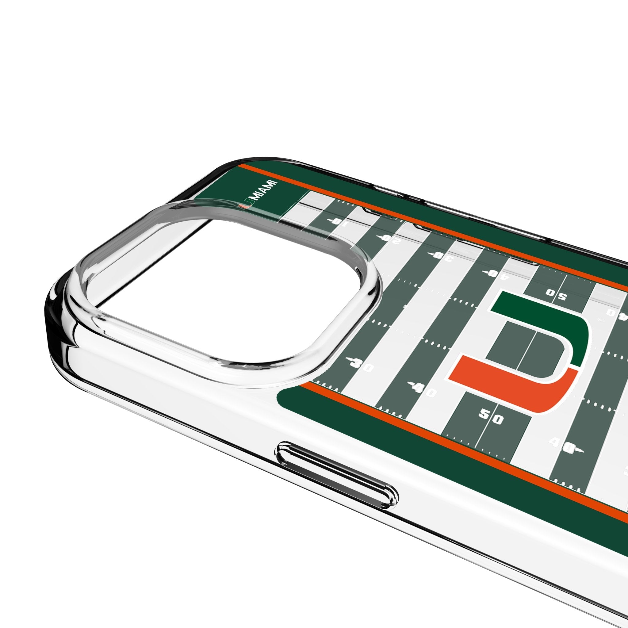 University of Miami Hurricanes Field Clear Phone Case for Apple iPhone 3