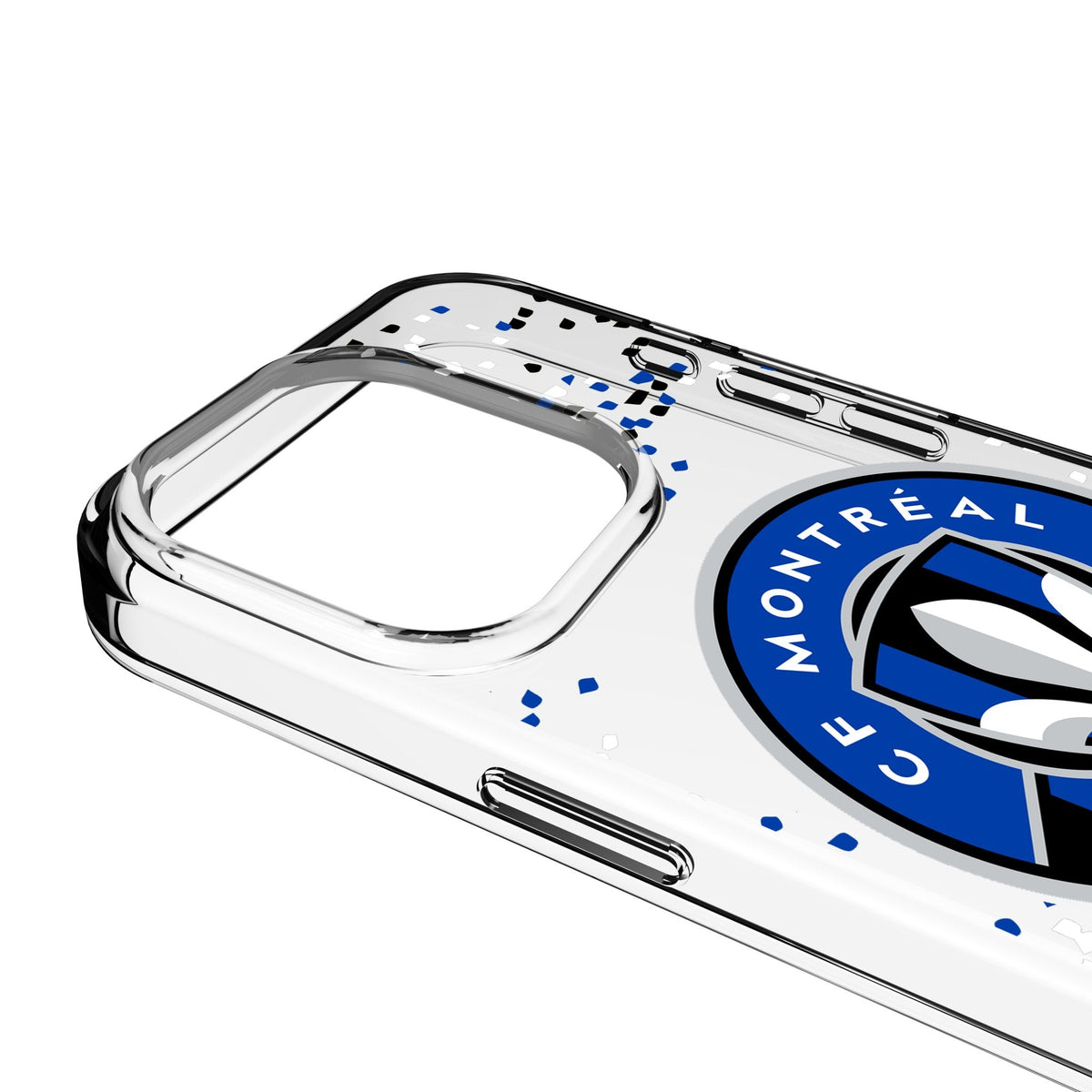 CF Montreal Confetti Clear Phone Case for Apple iPhone 3