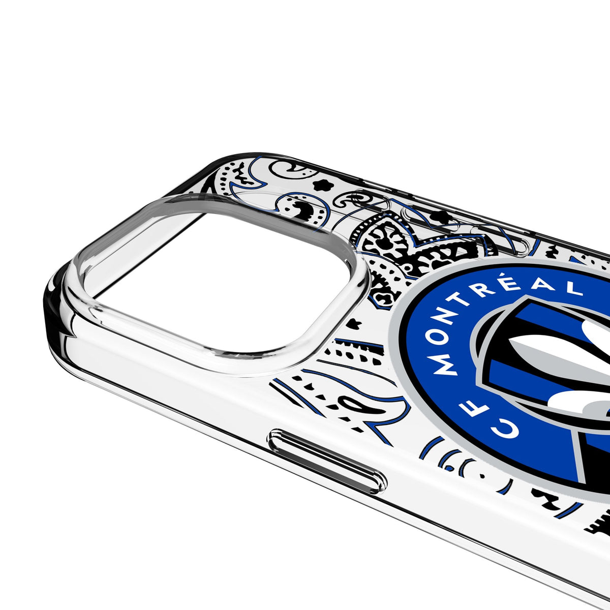 CF Montreal Paisley Clear Phone Case for Apple iPhone 3
