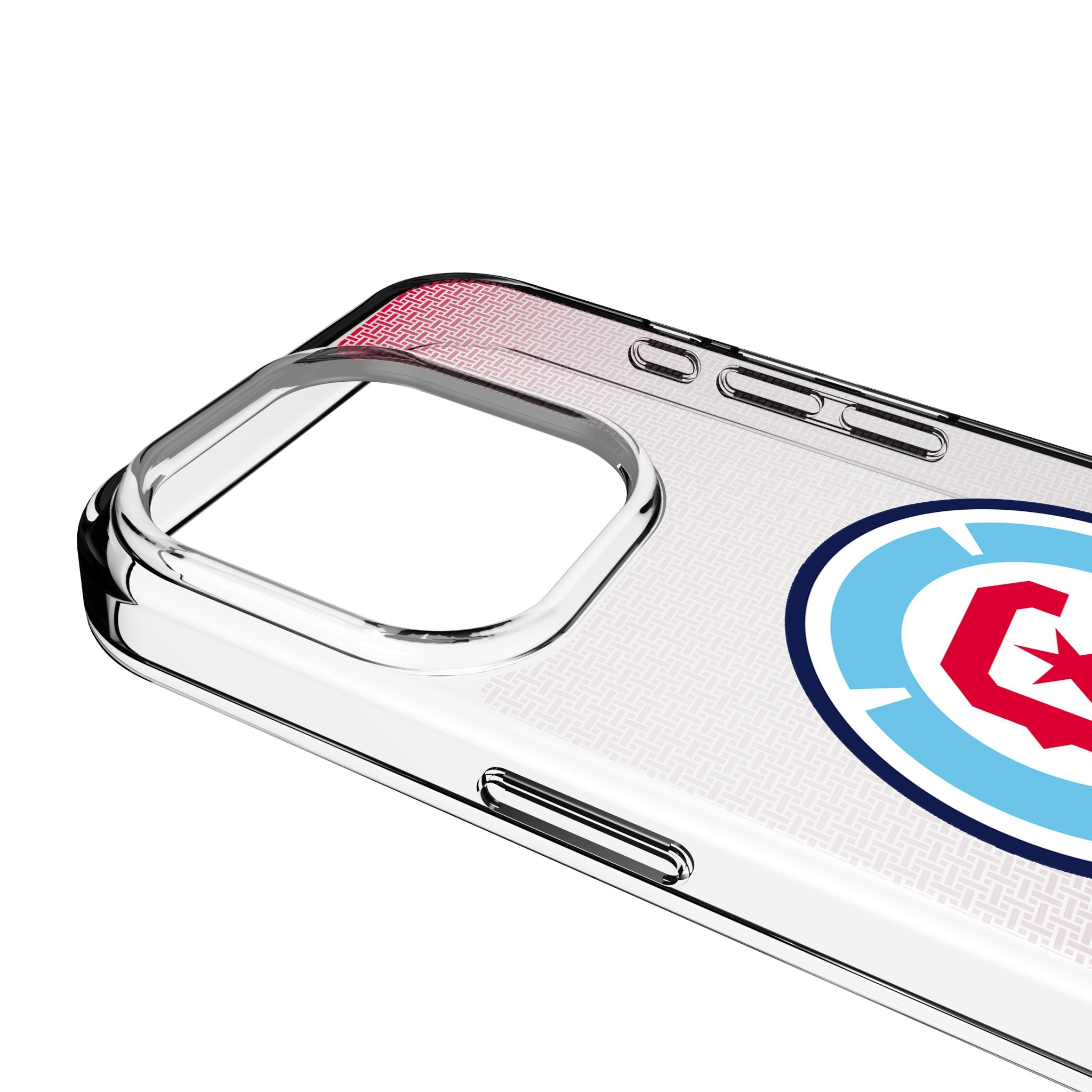 Chicago Fire Linen Clear Phone Case for Apple iPhone 3
