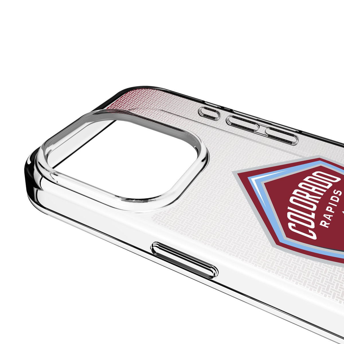 Colorado Rapids Linen Clear Phone Case for Apple iPhone 3