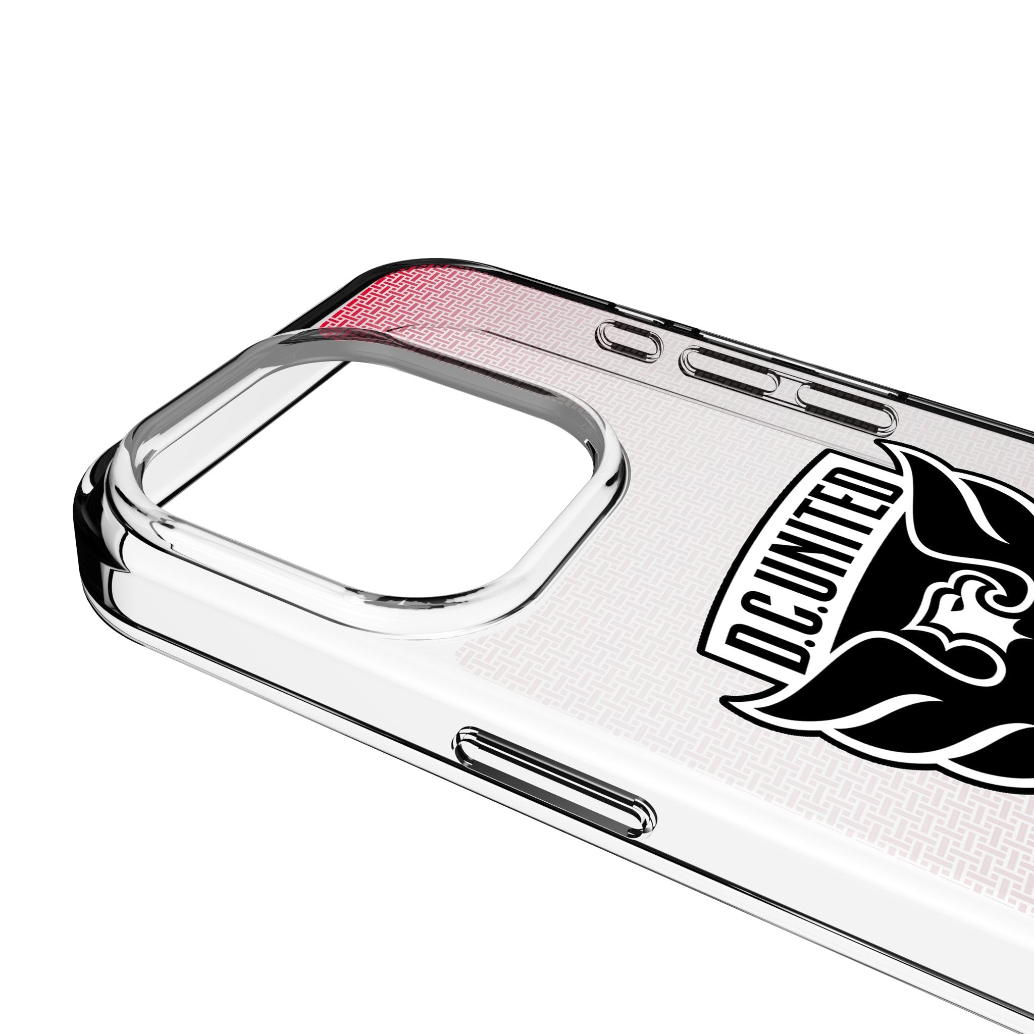 DC United Linen Clear Phone Case for Apple iPhone 3