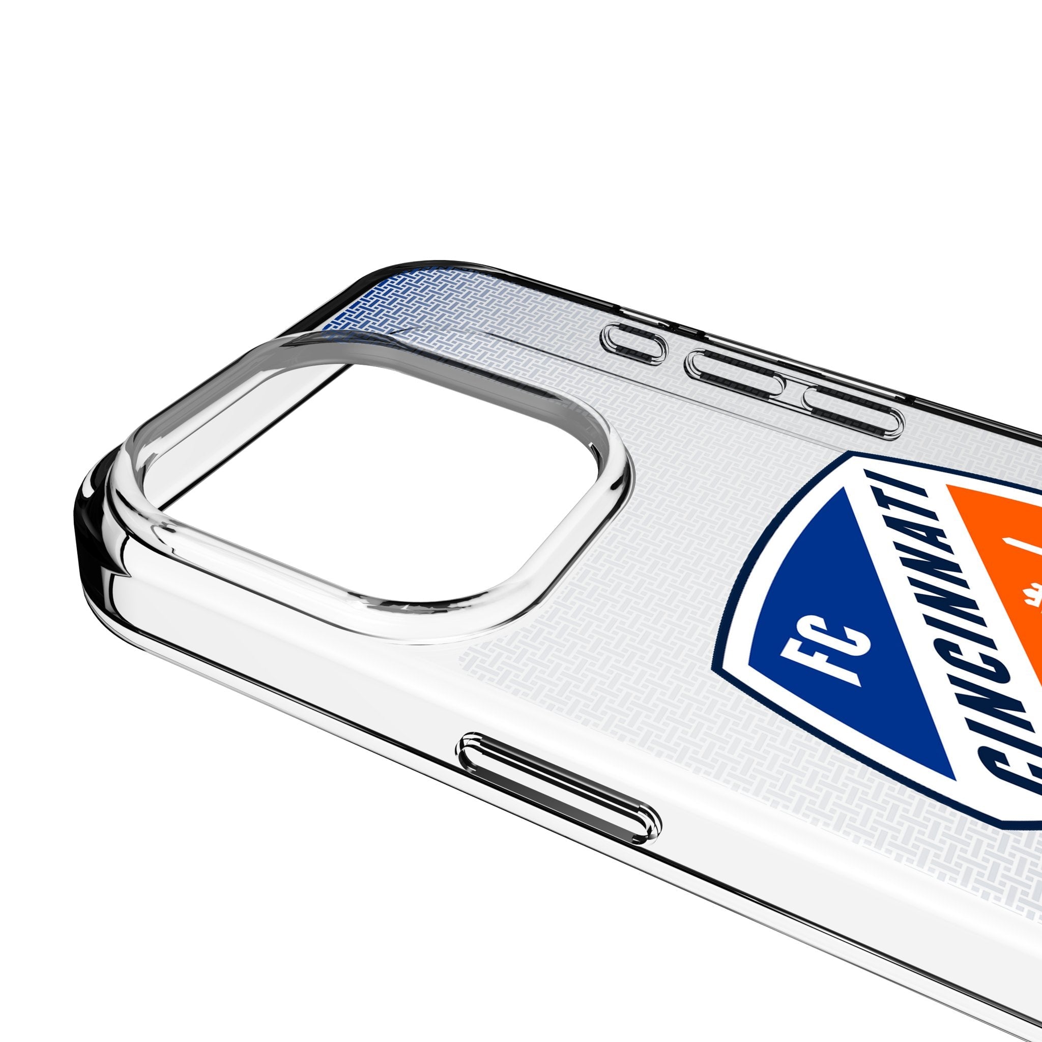 FC Cincinnati Linen Clear Phone Case for Apple iPhone 3