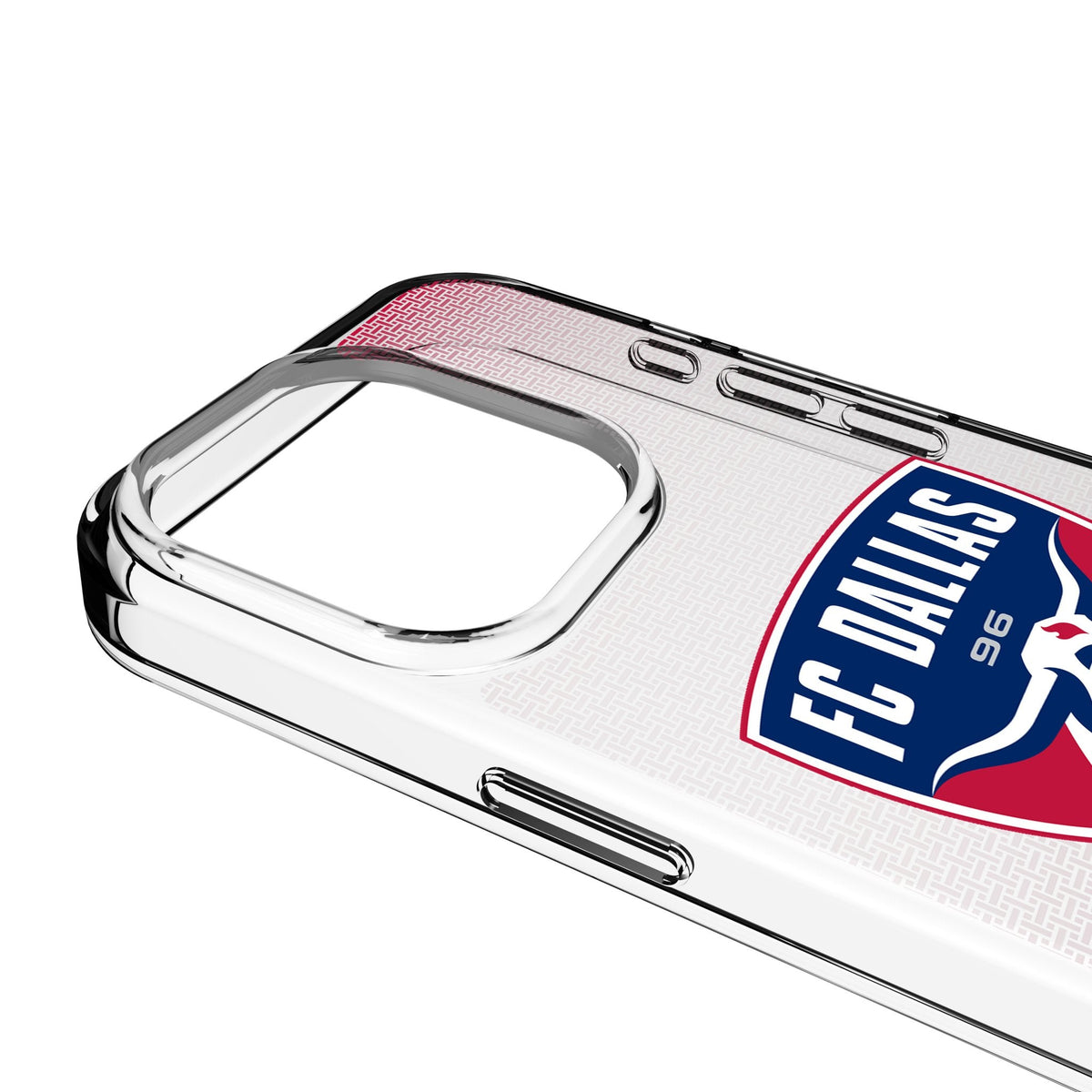 FC Dallas Linen Clear Phone Case for Apple iPhone 3