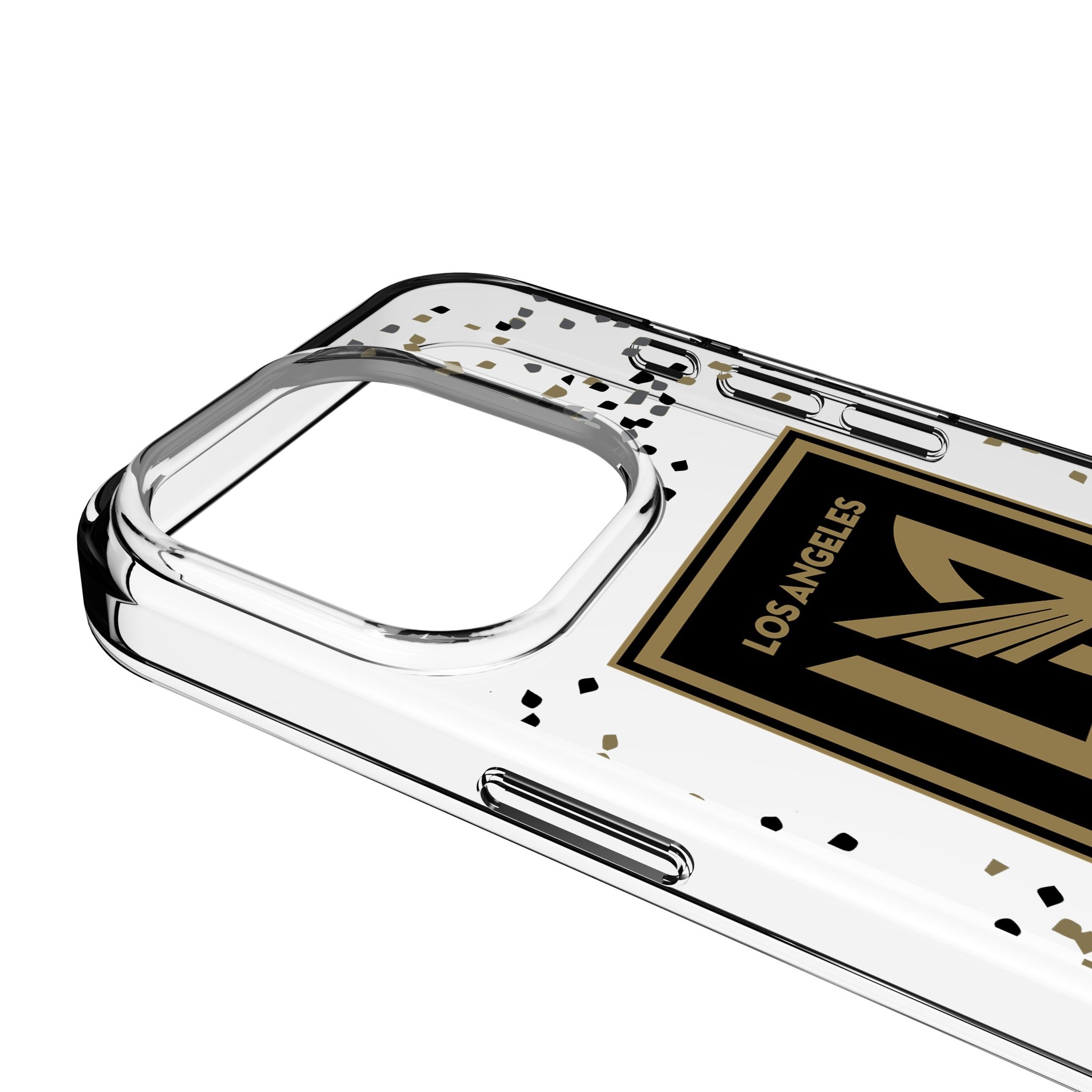 Los Angeles Football Club Confetti Clear Phone Case for Apple iPhone 3