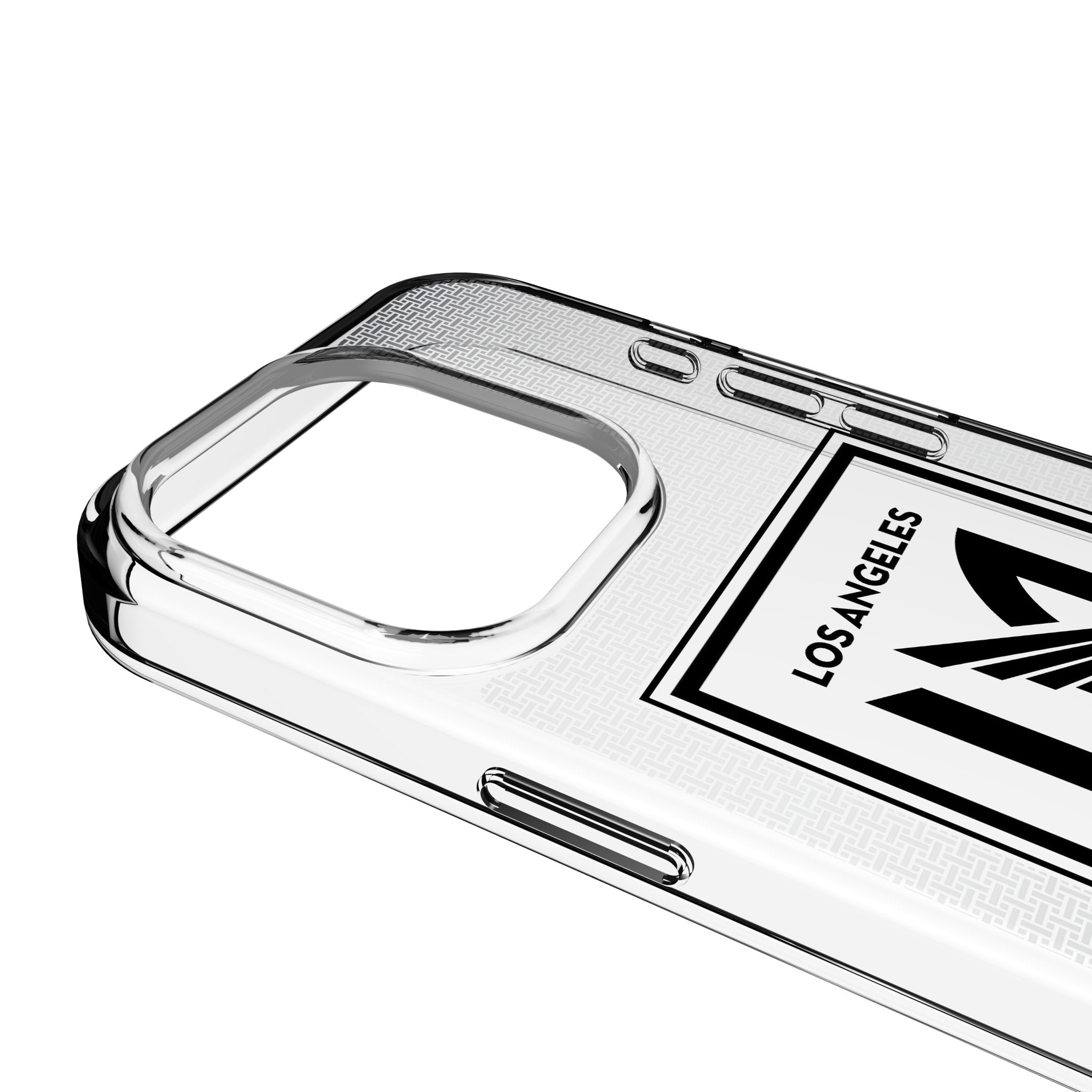 Los Angeles Football Club Linen Clear Phone Case for Apple iPhone 3