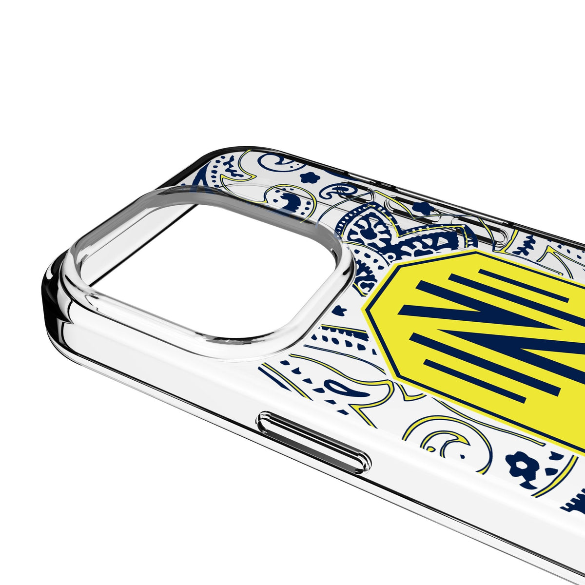 Nashville SC Paisley Clear Phone Case for Apple iPhone 3
