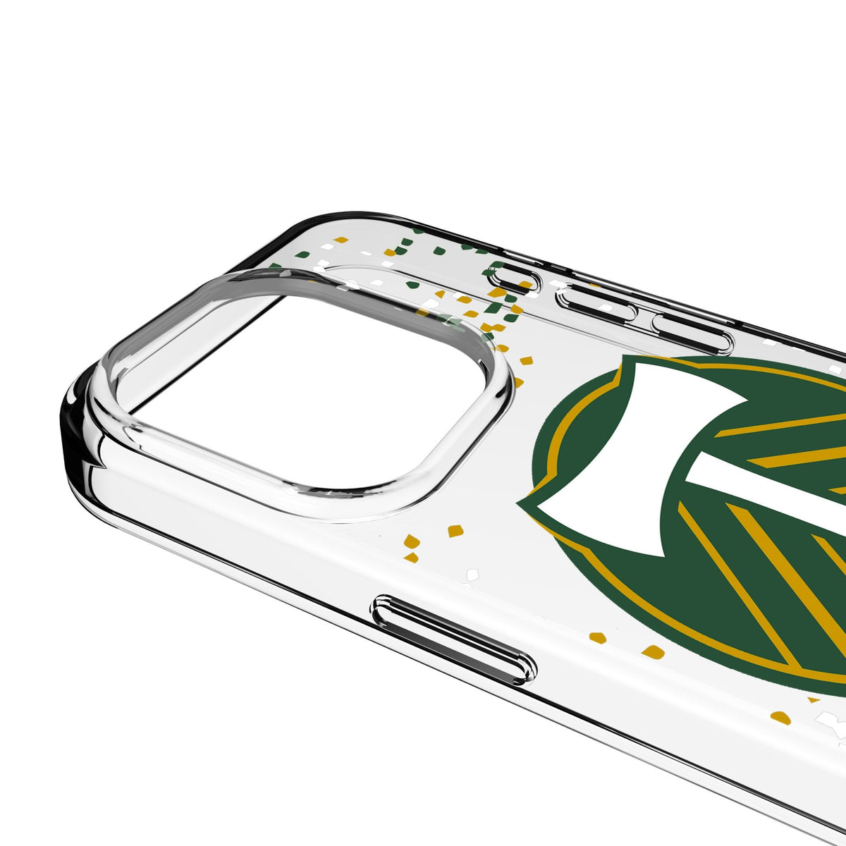 Portland Timbers Confetti Clear Phone Case for Apple iPhone 3