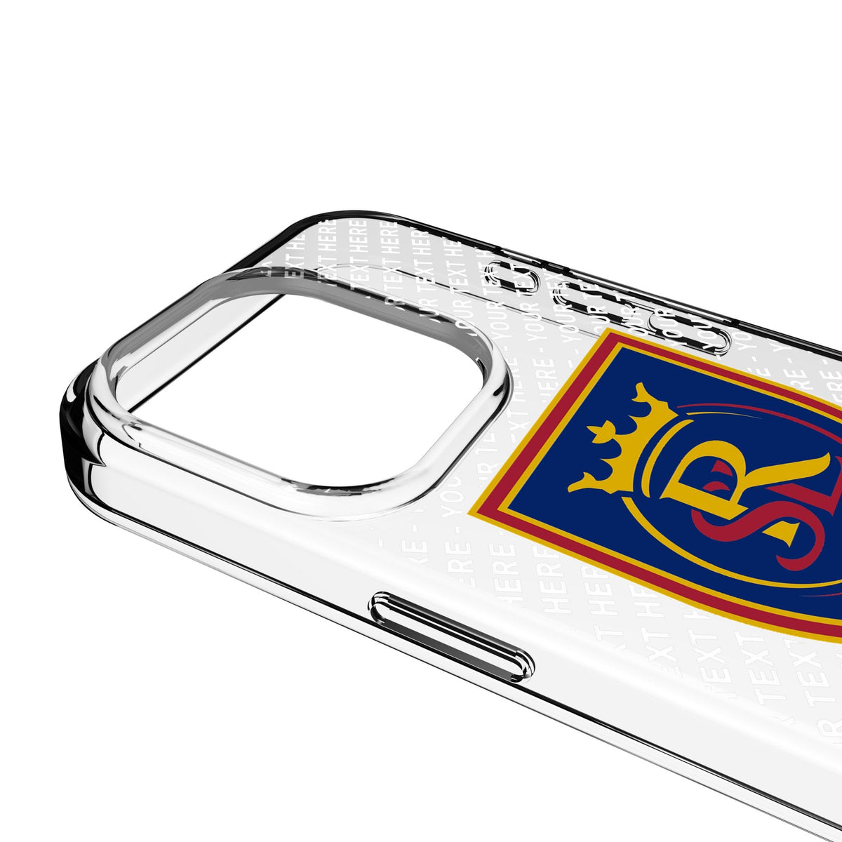 Real Salt Lake Personalized EndZone Plus Clear Phone Case for Apple iPhone 3