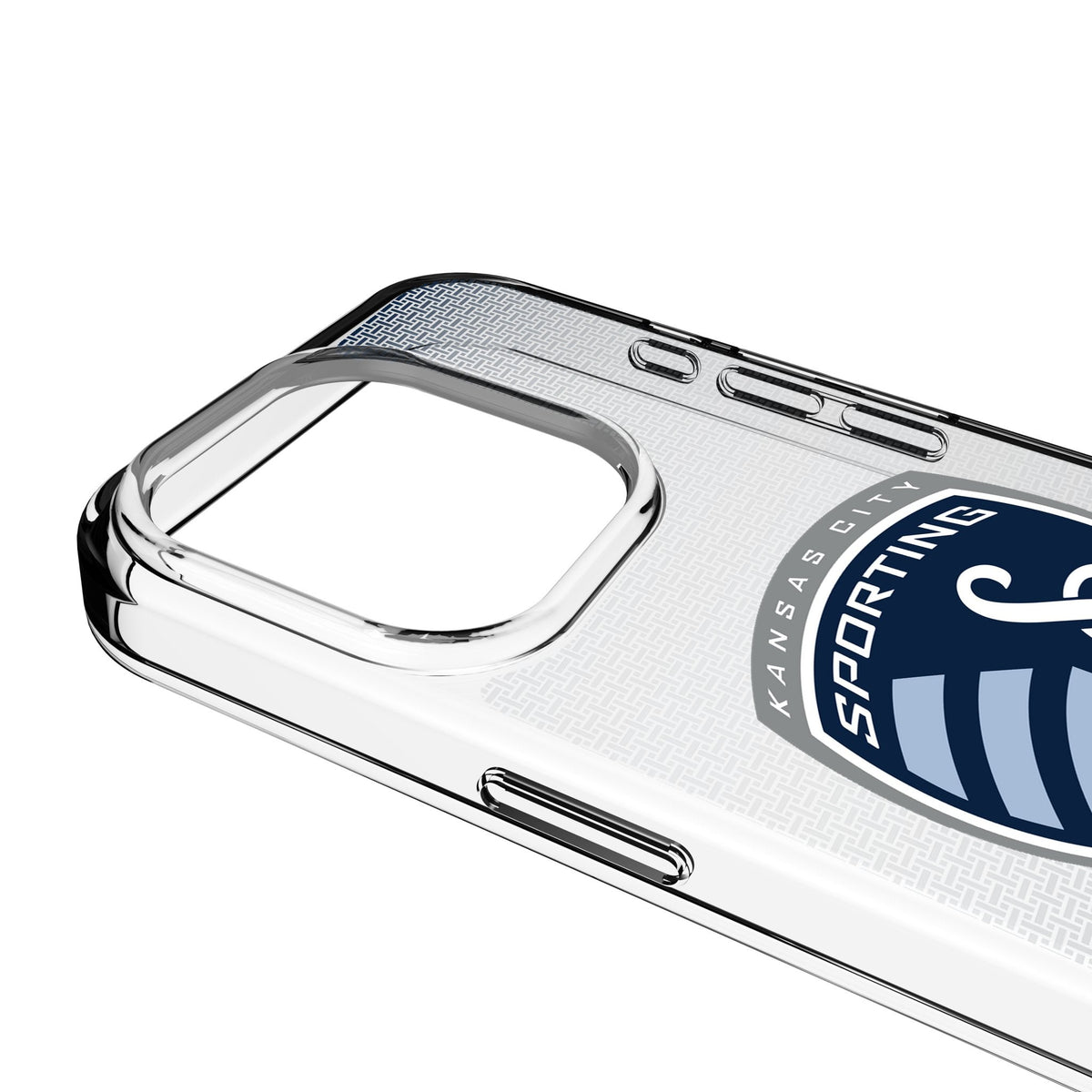 Sporting Kansas City Linen Clear Phone Case for Apple iPhone 3