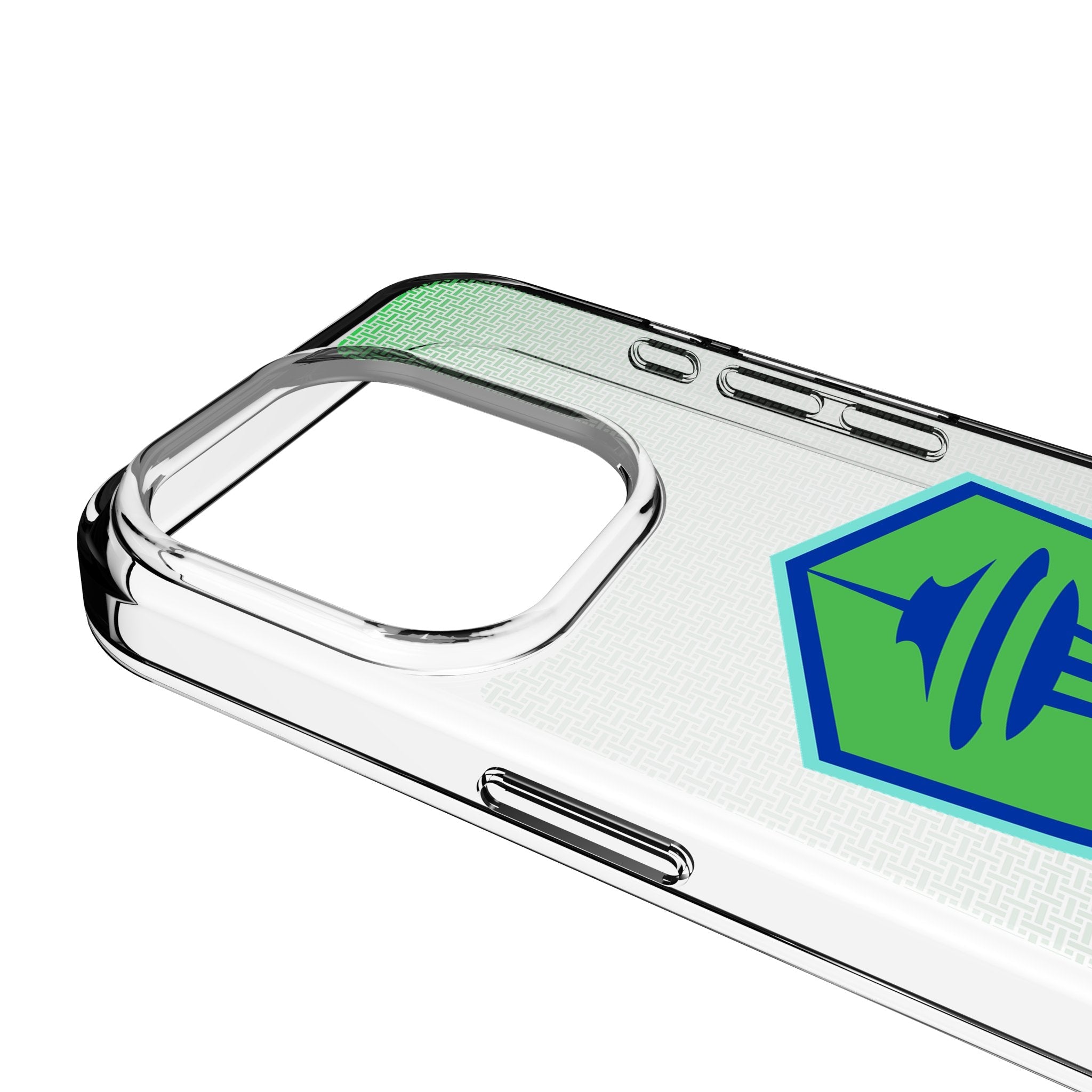 Seattle Sounders FC Linen Clear Phone Case for Apple iPhone 3