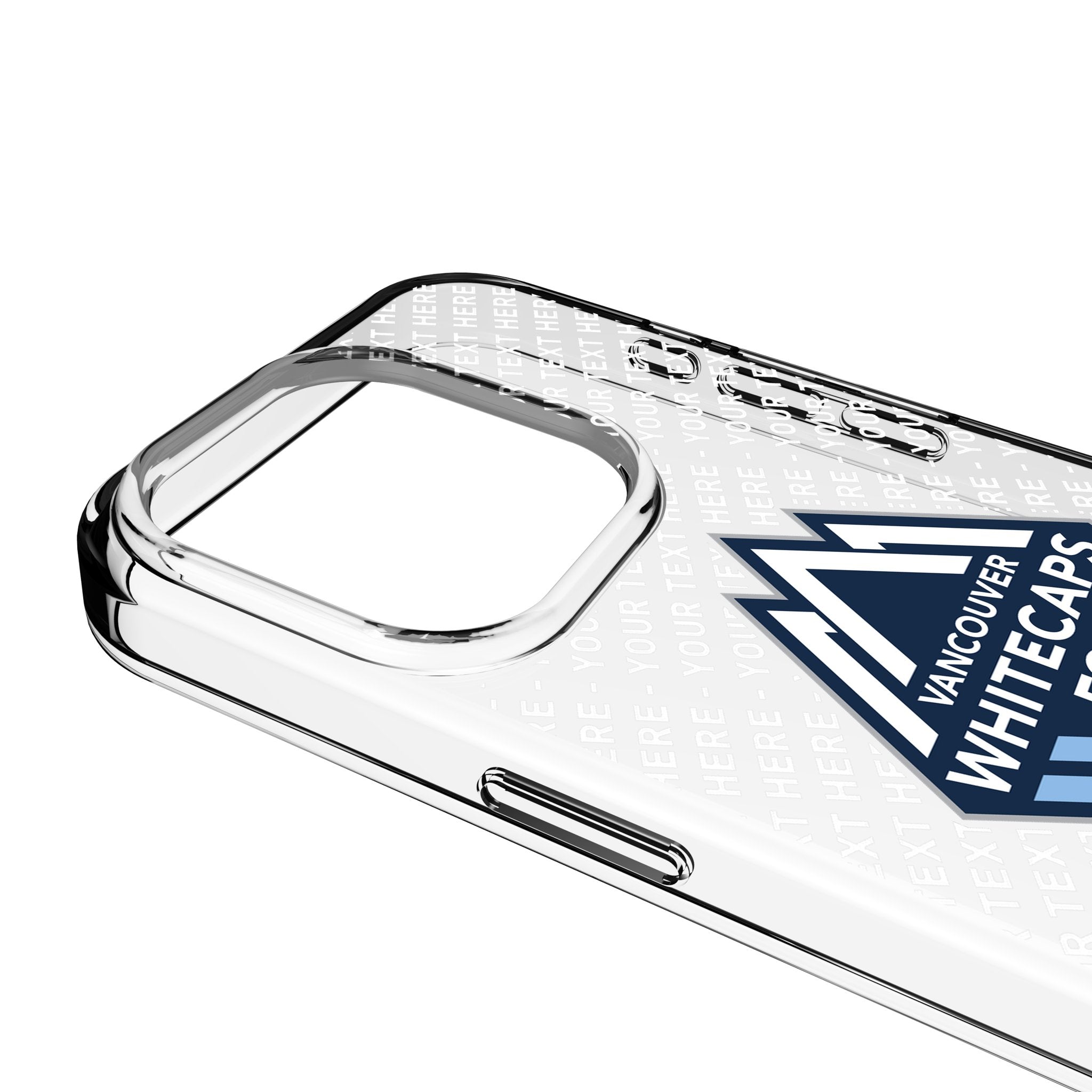 Vancouver Whitecaps Personalized EndZone Plus Clear Phone Case for Apple iPhone 3