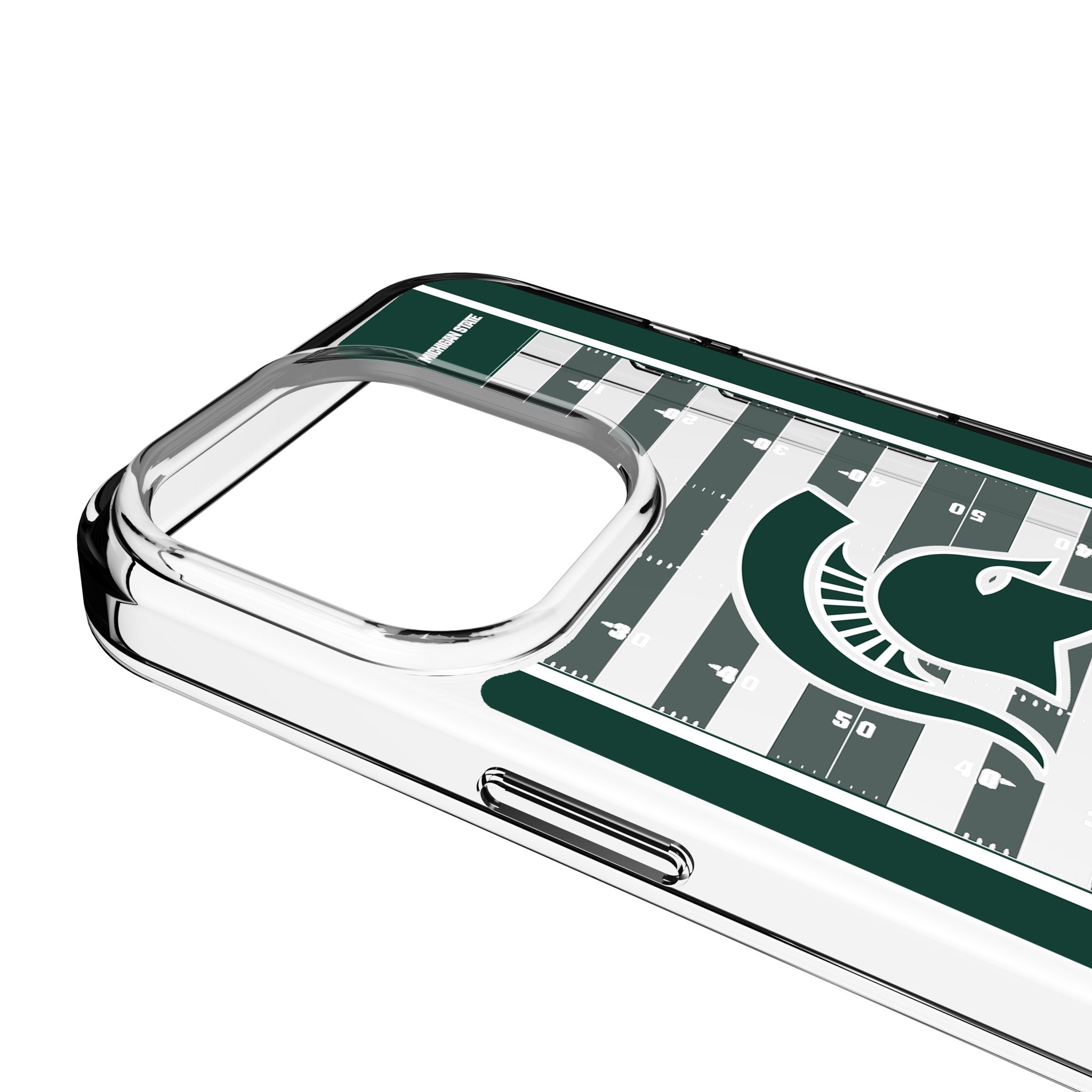 Michigan State University Spartans Field Clear Phone Case for Apple iPhone 3