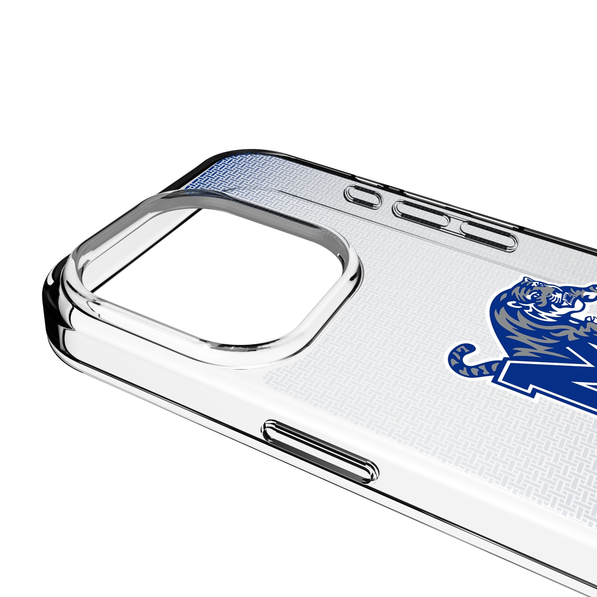 University of Memphis Tigers Linen Clear Phone Case for Apple iPhone 3