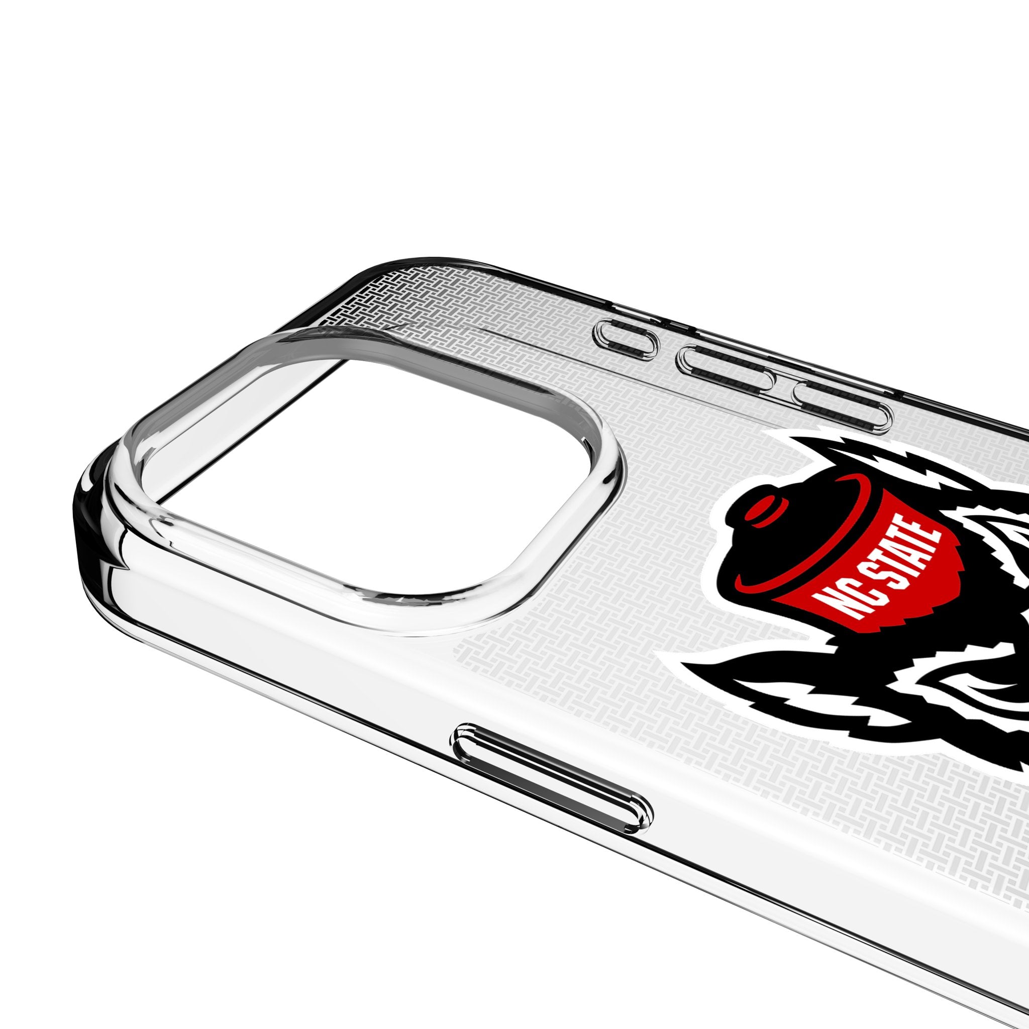 North Carolina State University Wolfpack Linen Clear Phone Case for Apple iPhone 3
