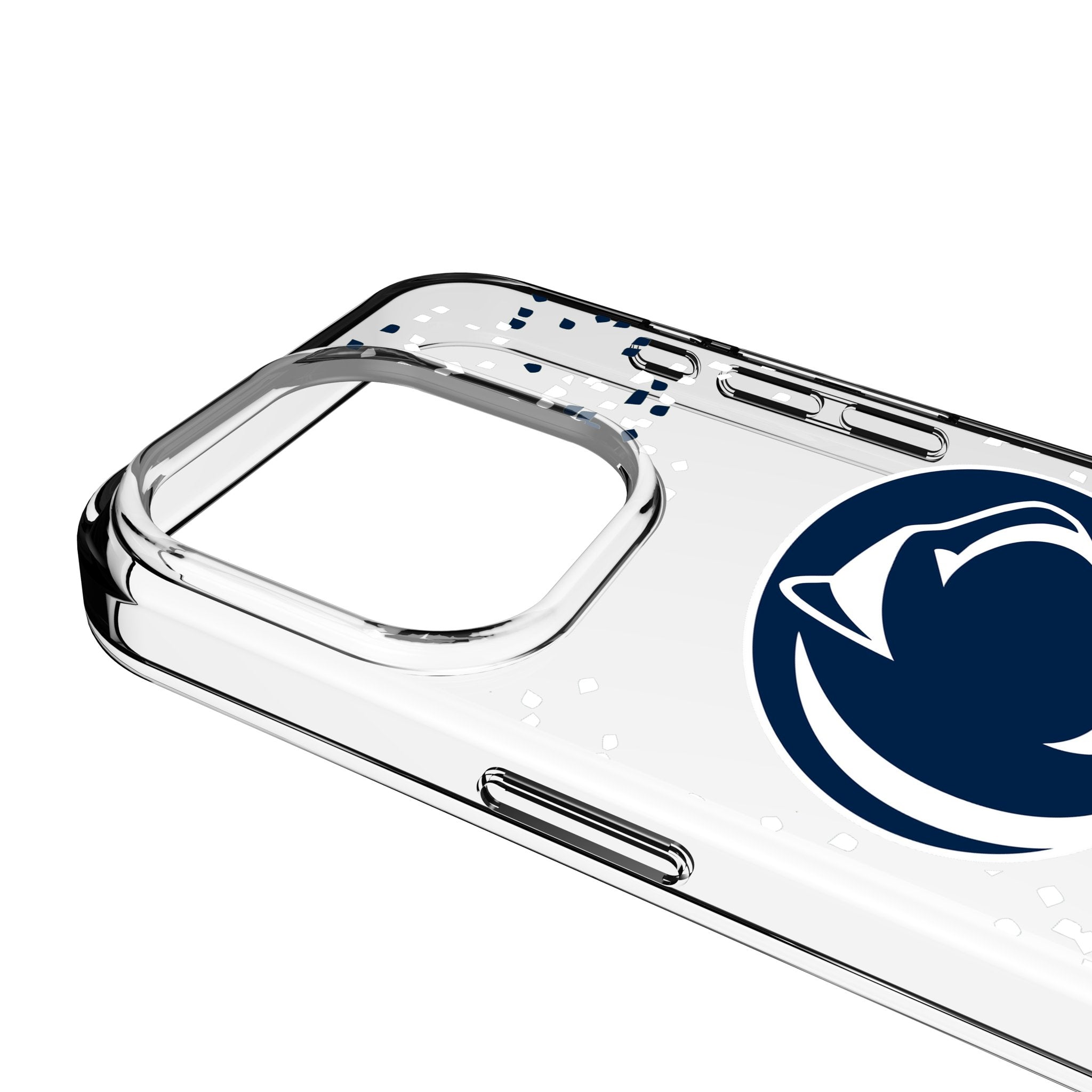 Pennsylvania State University Nittany Lions Confetti Clear Phone Case for Apple iPhone 3