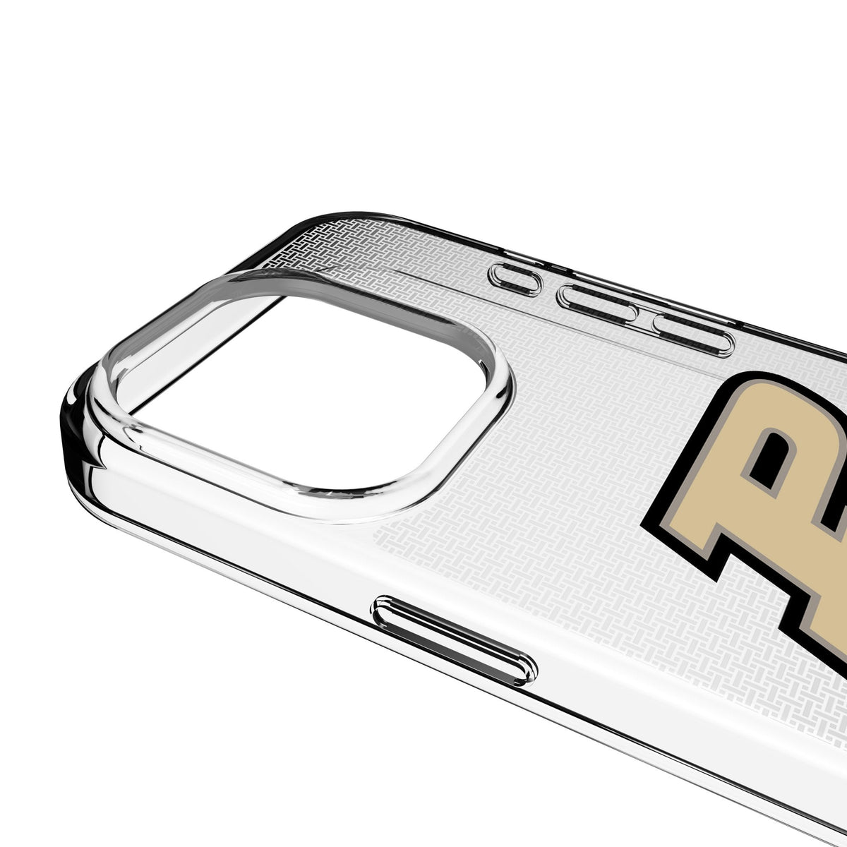 Purdue University Boilermakers Linen Clear Phone Case for Apple iPhone 3