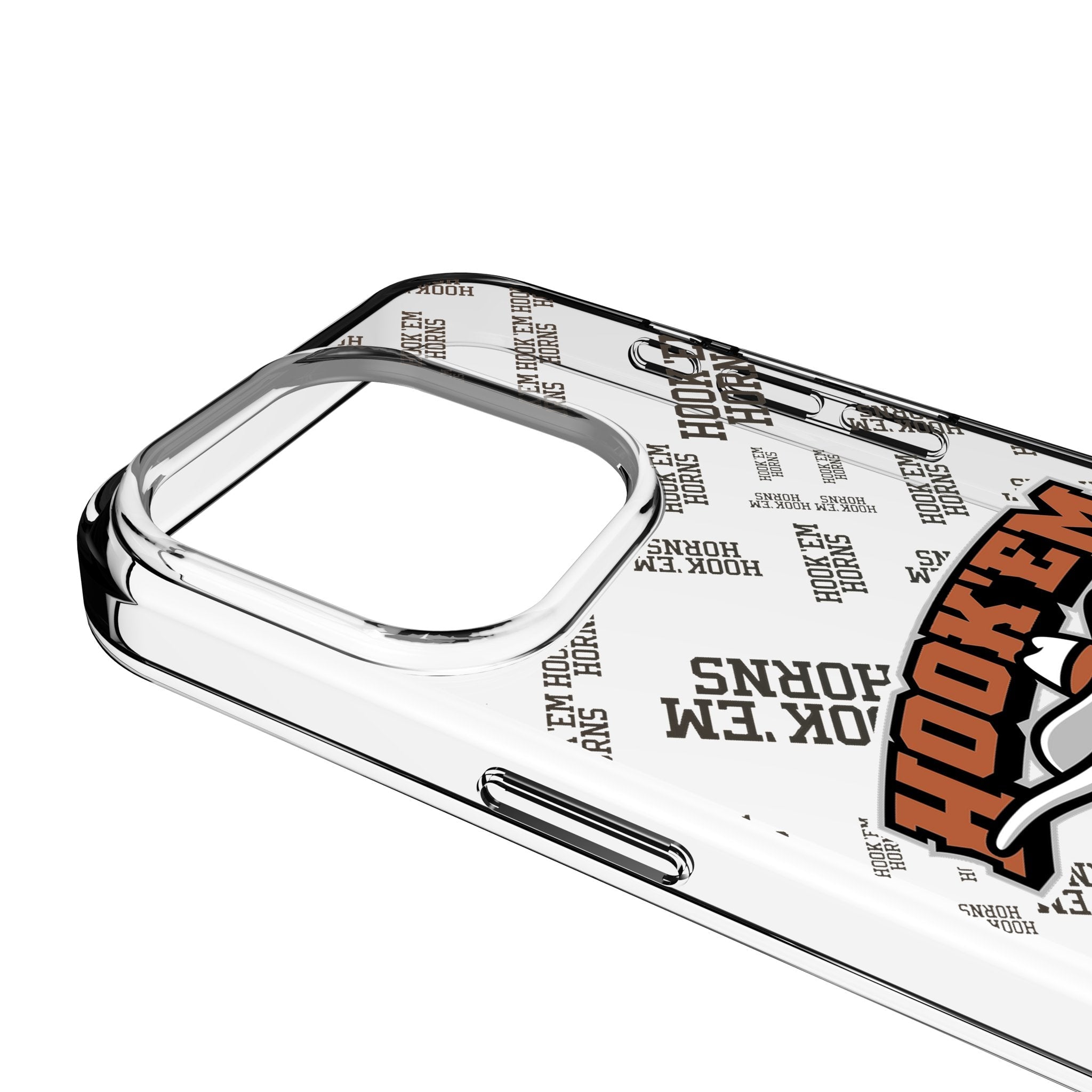 University of Texas Longhorns Quadtile Clear Phone Case for Apple iPhone 3