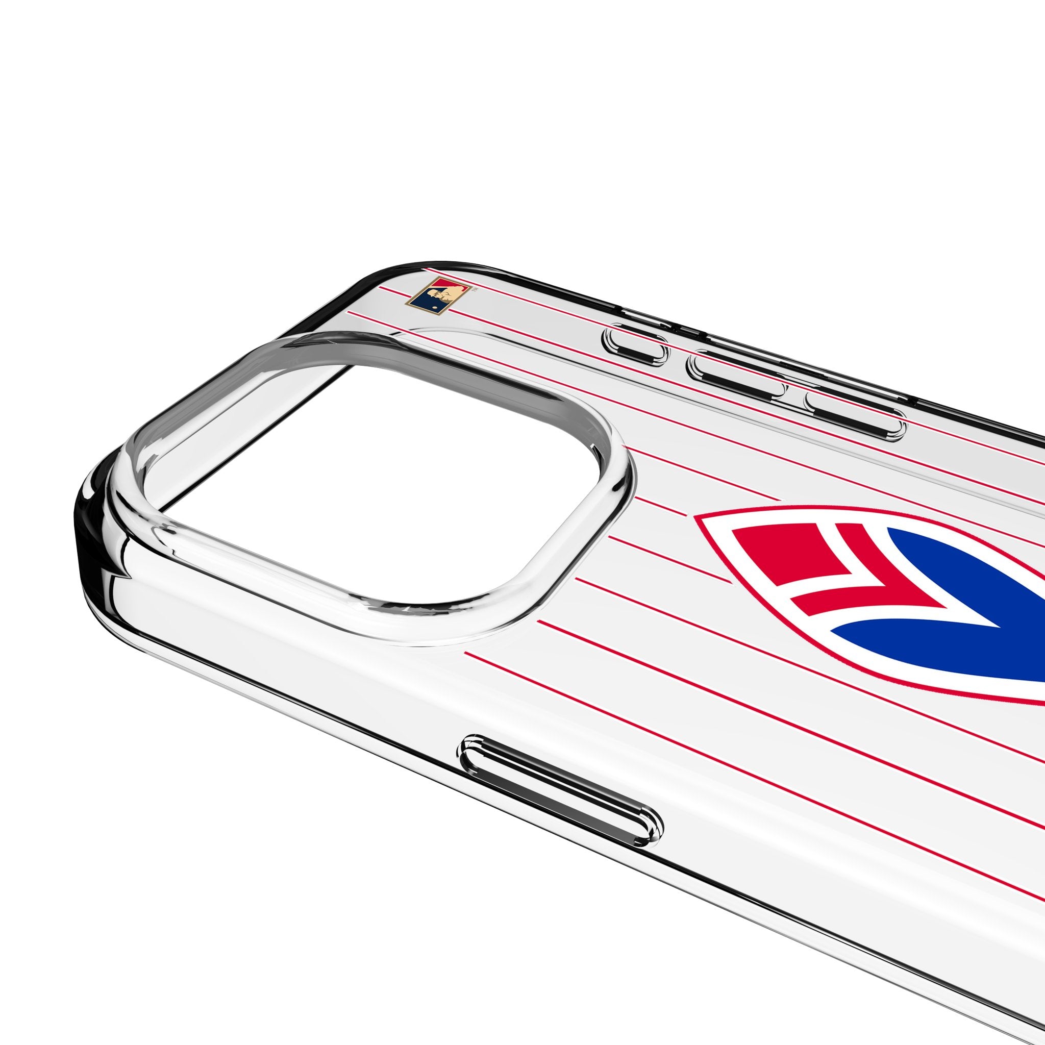 Atlanta Braves 1972-1975 - Cooperstown Collection Pinstripe Clear Phone Case for Apple iPhone 3