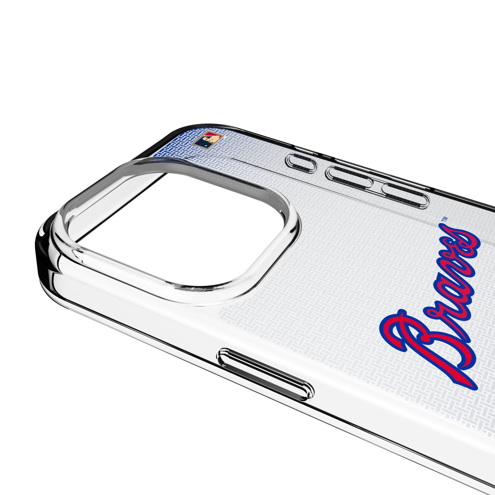 Atlanta Braves Home 2012 - Cooperstown Collection Linen Clear Phone Case for Apple iPhone 3