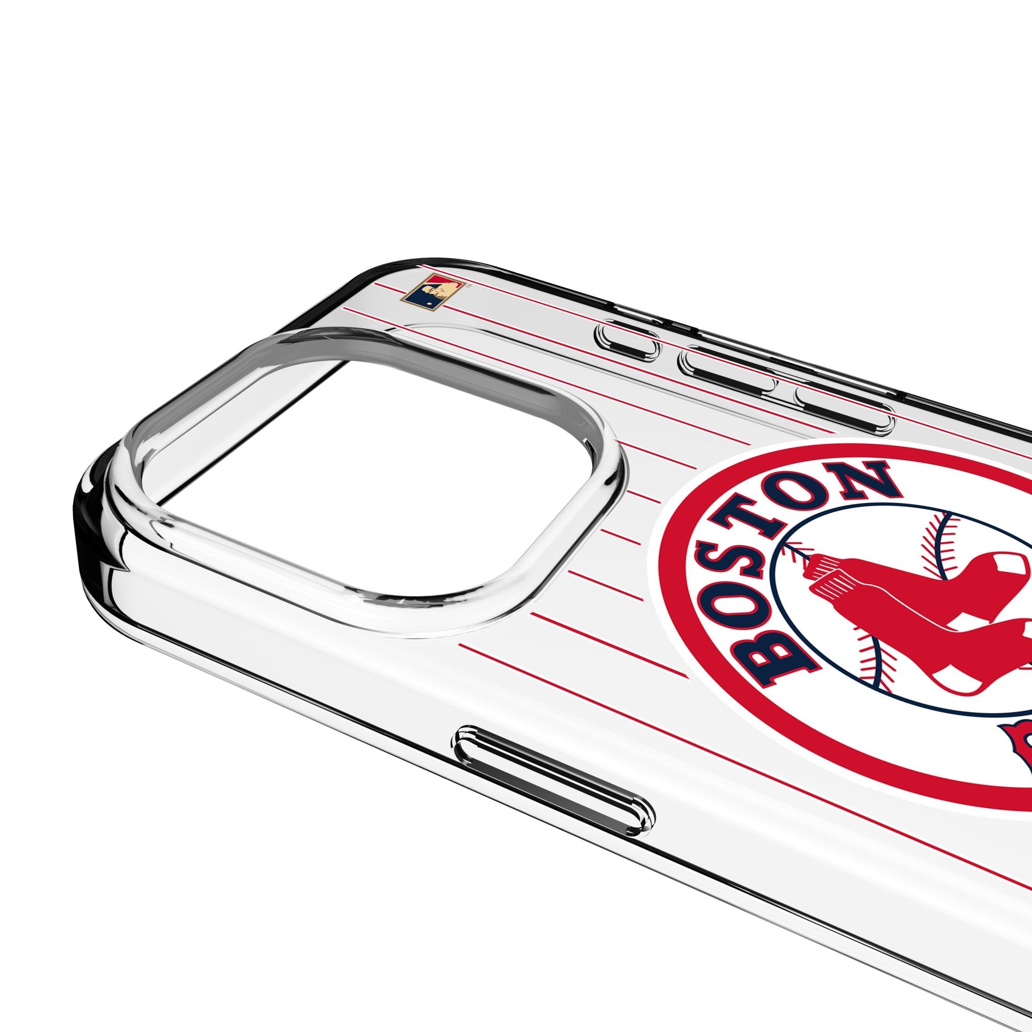 Boston Red Sox 1976-2008 - Cooperstown Collection Pinstripe Clear Phone Case for Apple iPhone 3